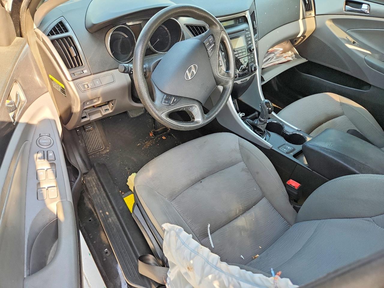2013 Hyundai Sonata Hybrid Black vin: KMHEC4A4XDA096267