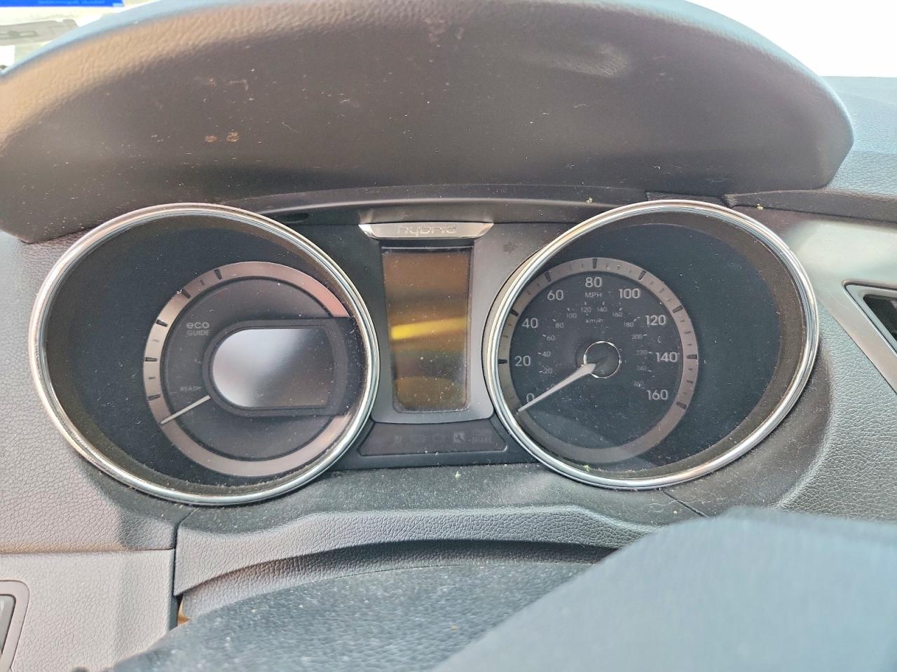 2013 Hyundai Sonata Hybrid Black vin: KMHEC4A4XDA096267