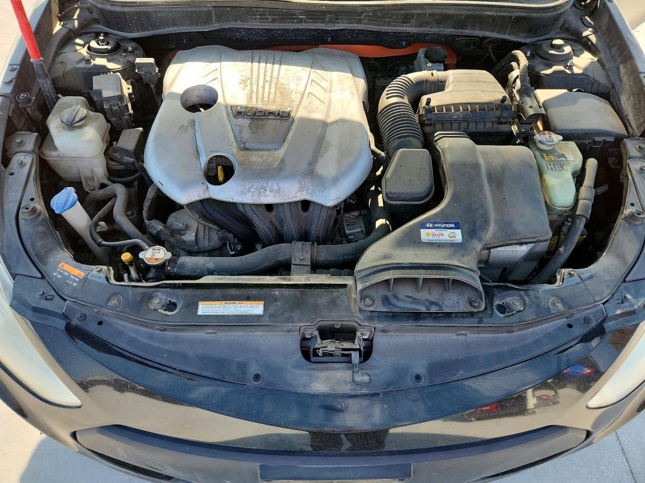 2013 Hyundai Sonata Hybrid Black vin: KMHEC4A4XDA096267