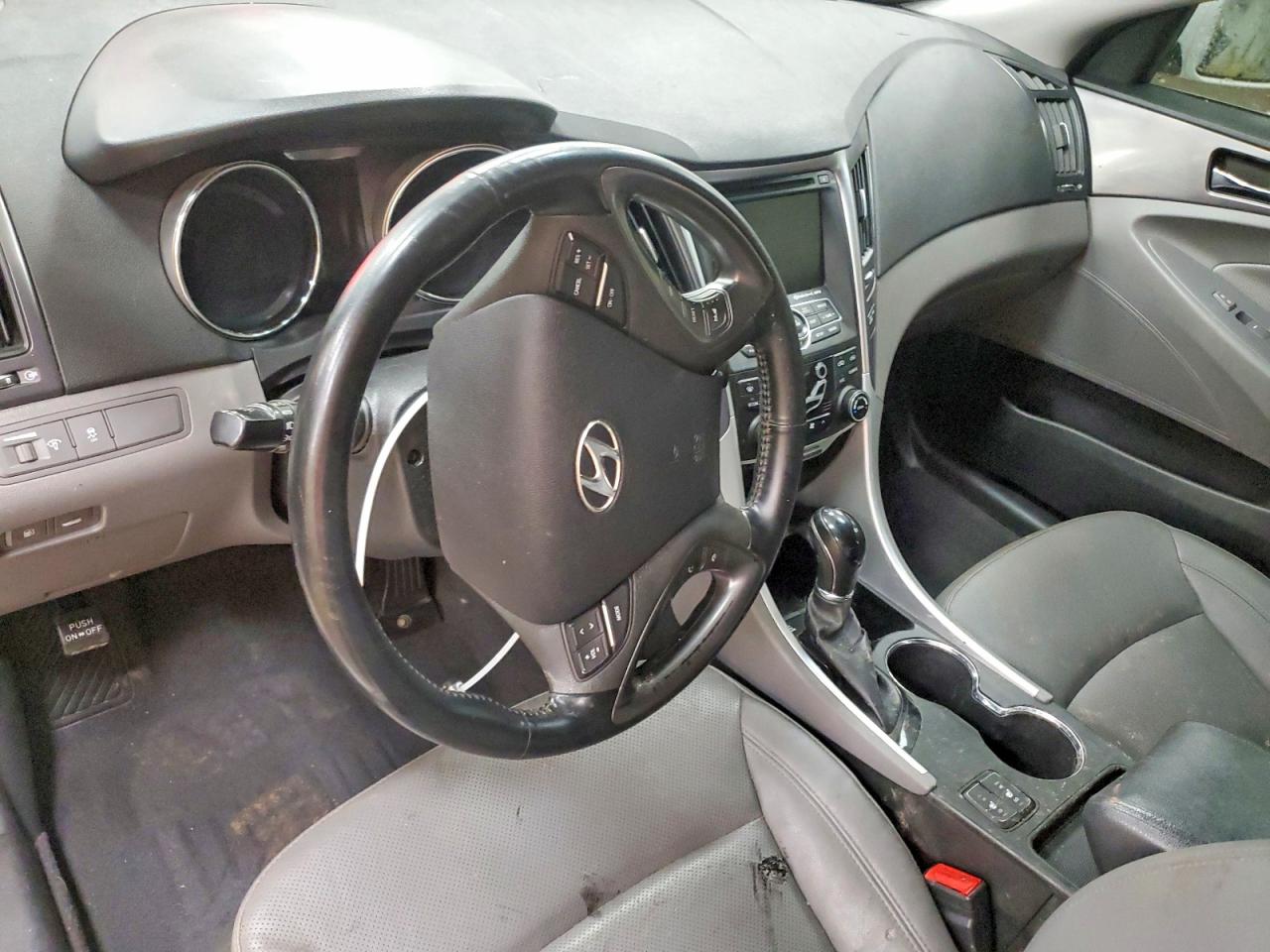 2013 Hyundai Sonata Hybrid White vin: KMHEC4A4XDA099590