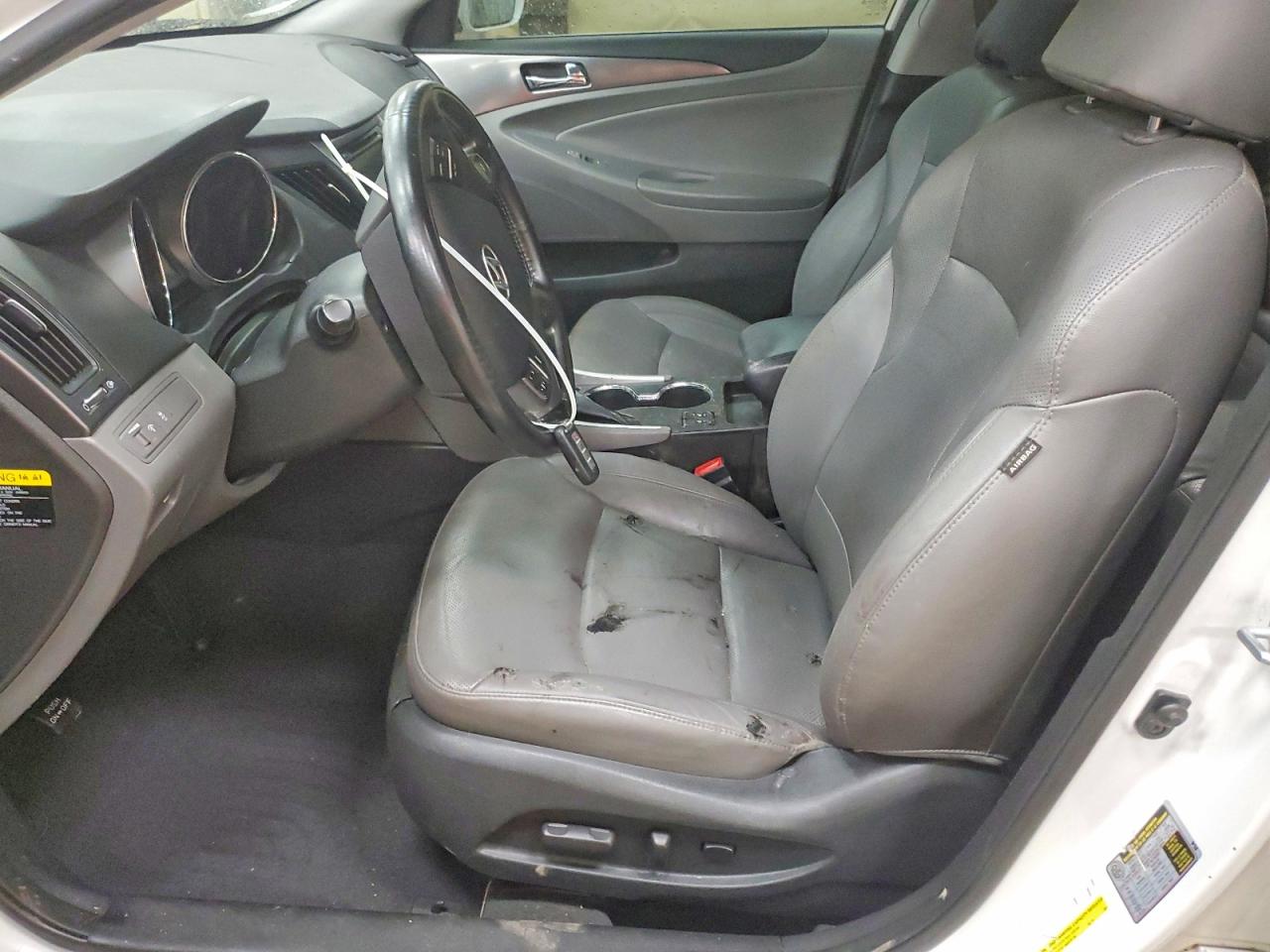 2013 Hyundai Sonata Hybrid White vin: KMHEC4A4XDA099590