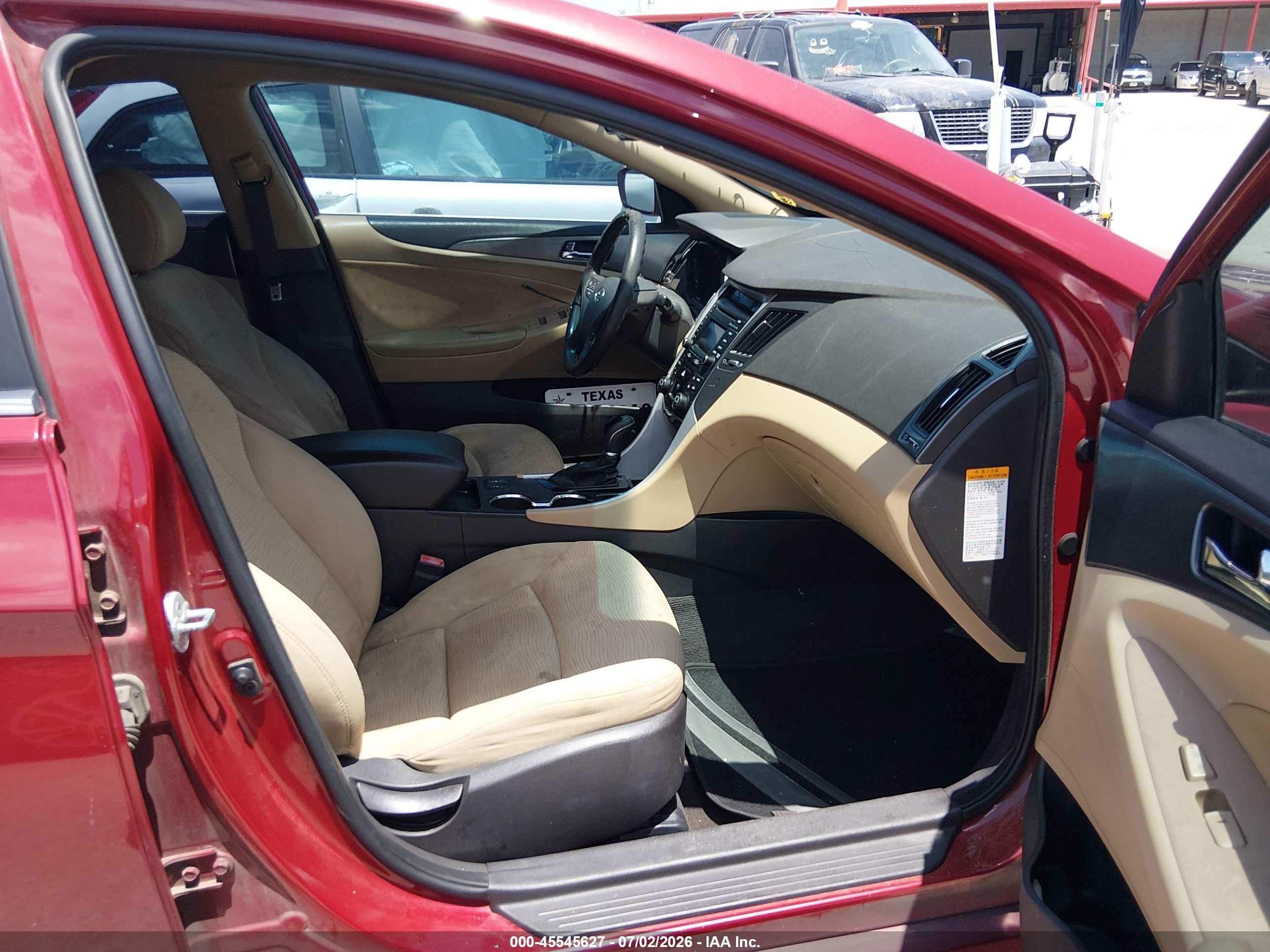 2014 Hyundai Sonata Hybrid   Red vin: KMHEC4A4XEA109780