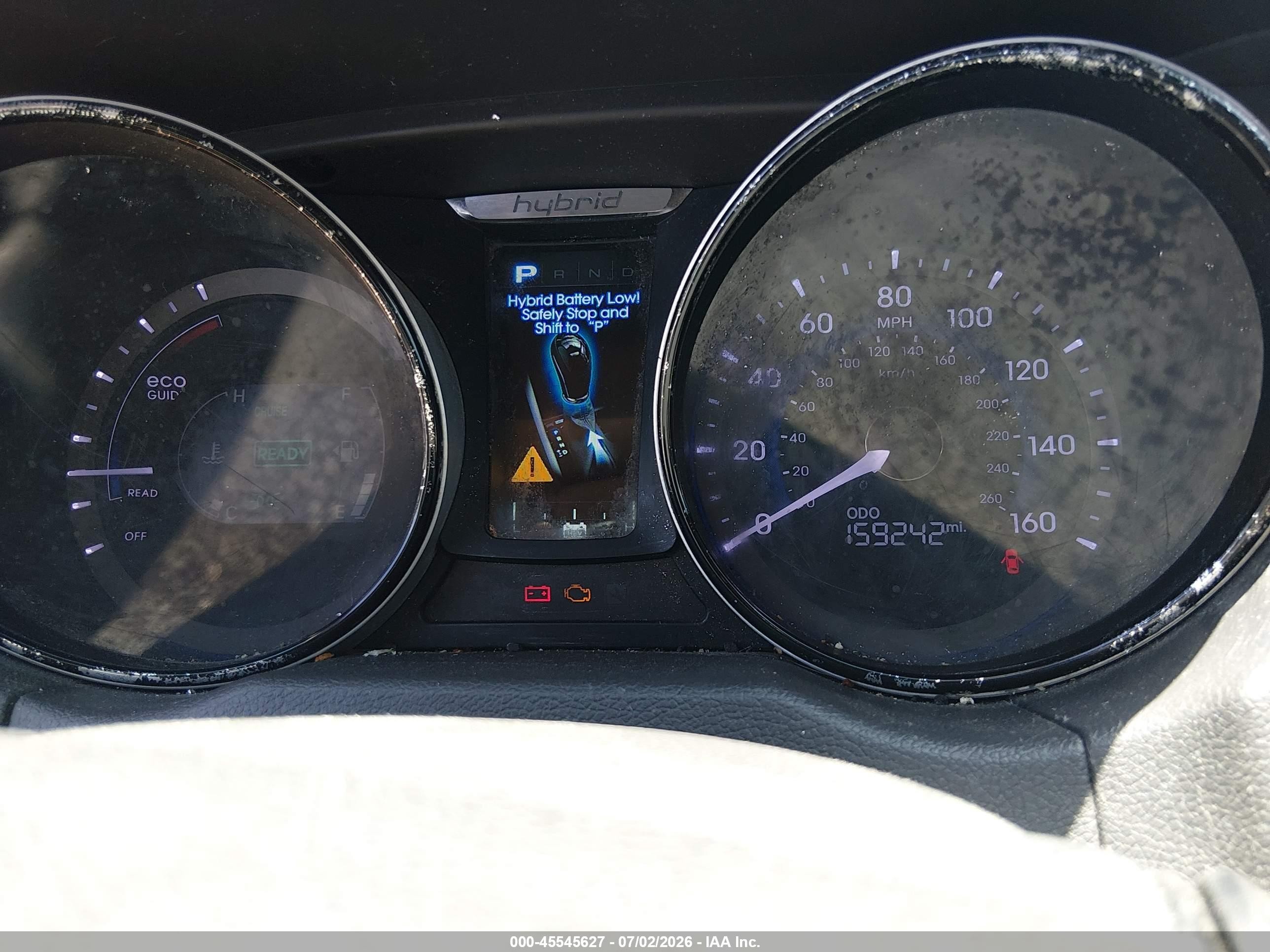 2014 Hyundai Sonata Hybrid   Red vin: KMHEC4A4XEA109780