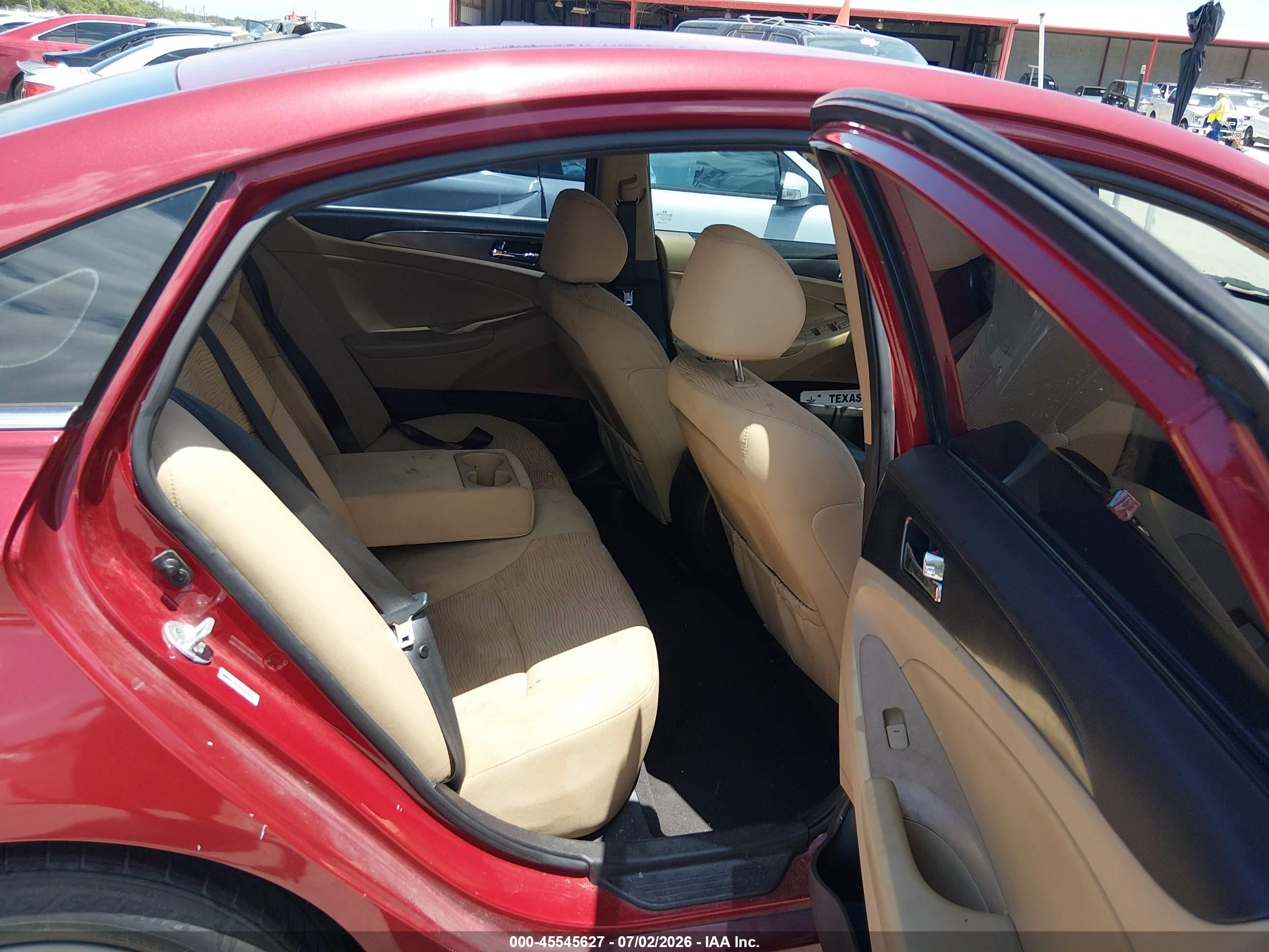 2014 Hyundai Sonata Hybrid   Red vin: KMHEC4A4XEA109780