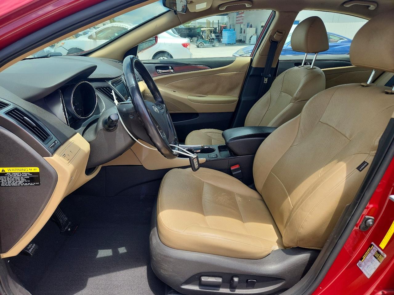 2014 Hyundai Sonata Hybrid Red vin: KMHEC4A4XEA115756