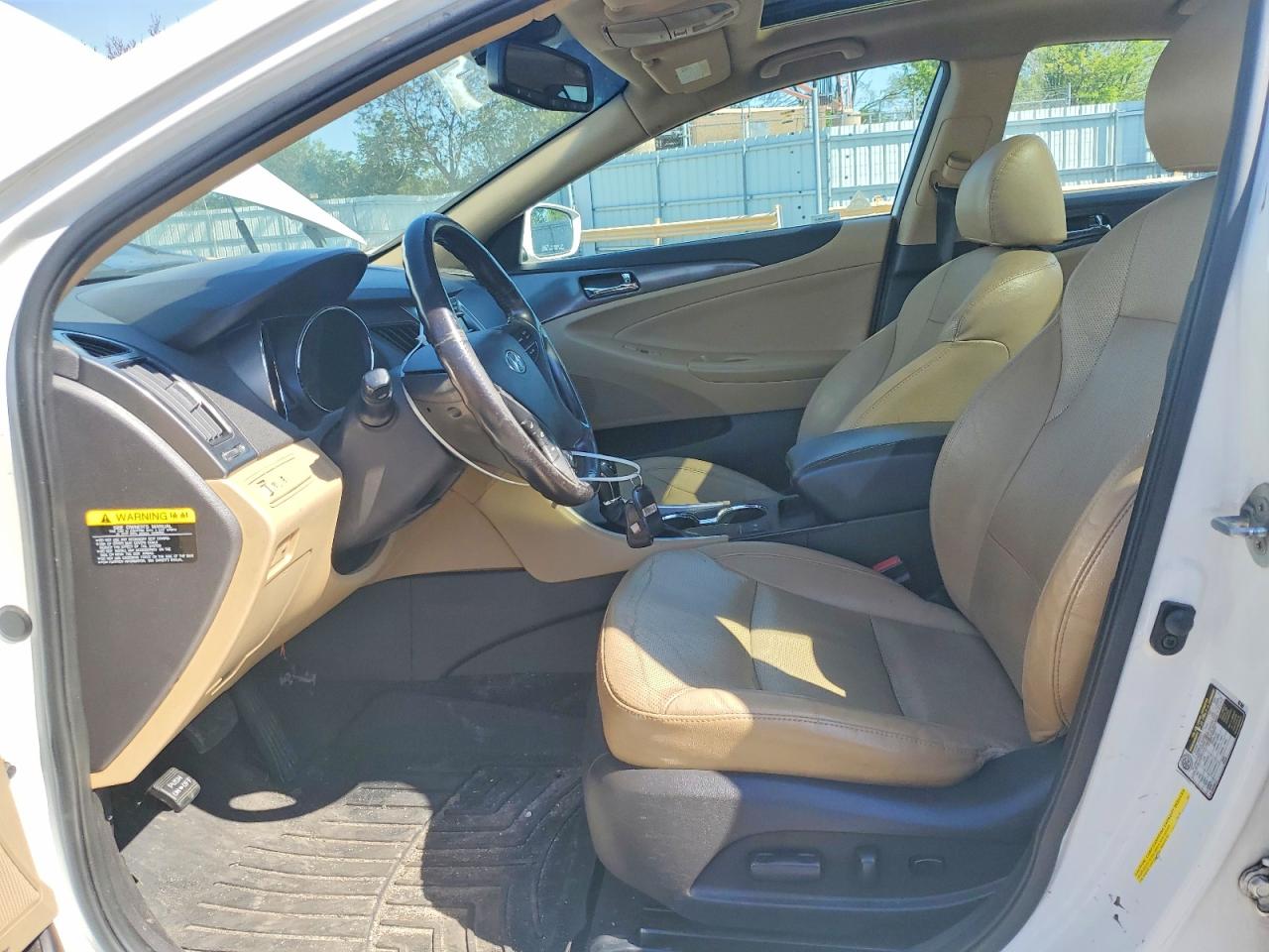 2015 Hyundai Sonata Limited White vin: KMHEC4A4XFA120988
