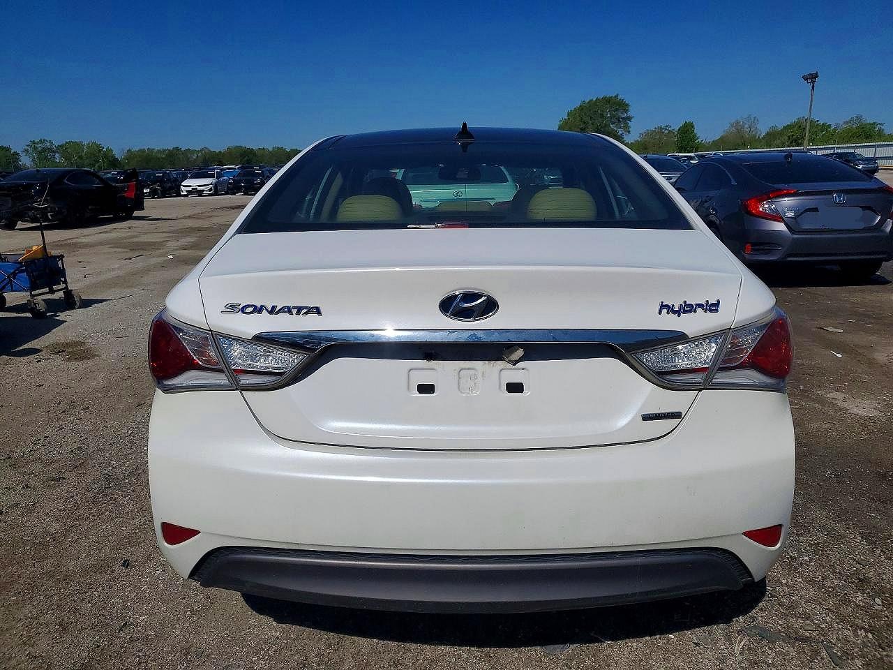 2015 Hyundai Sonata Limited White vin: KMHEC4A4XFA120988