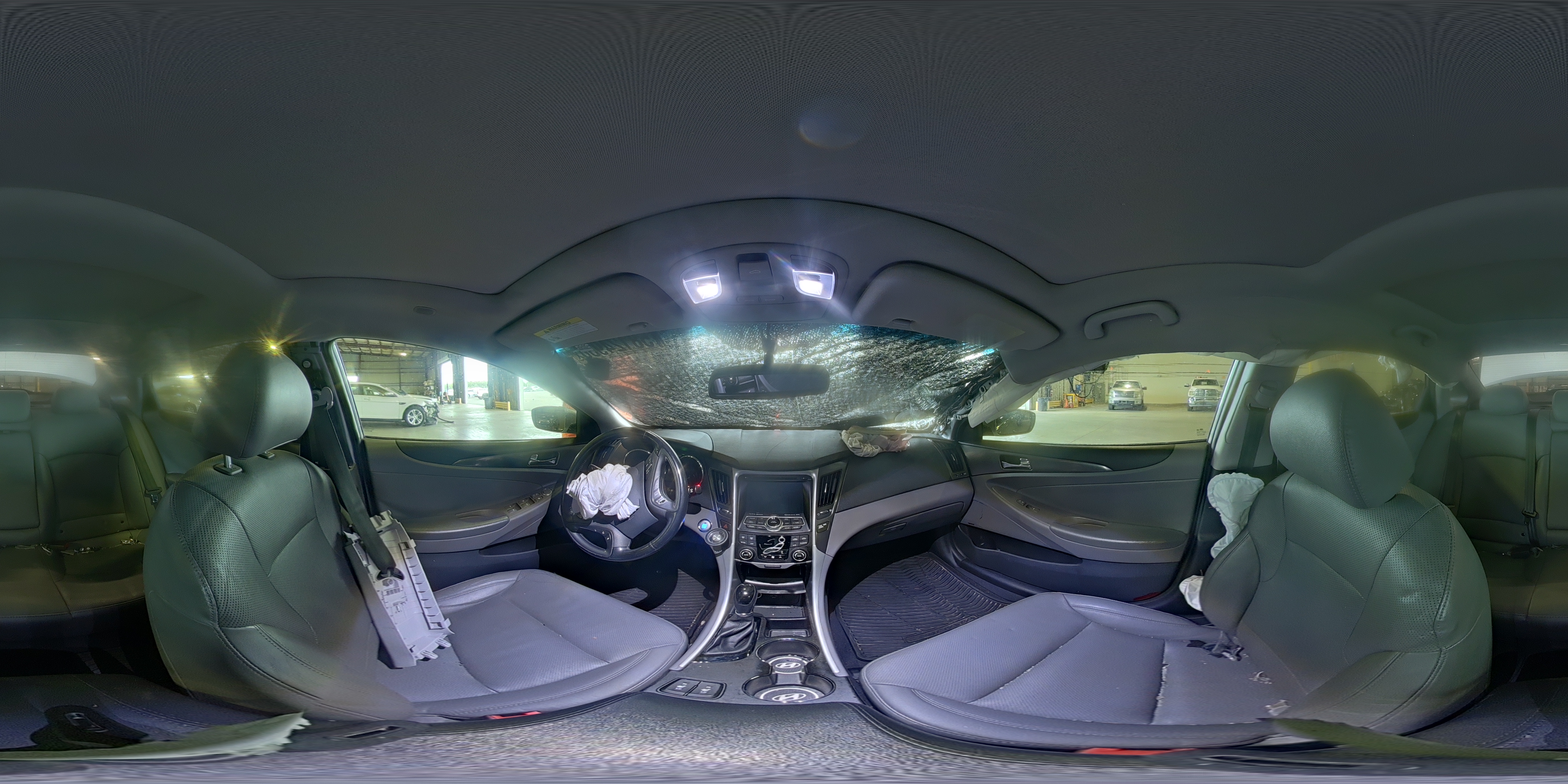 2015 Hyundai Sonata Hybrid Limited Silver vin: KMHEC4A4XFA122790