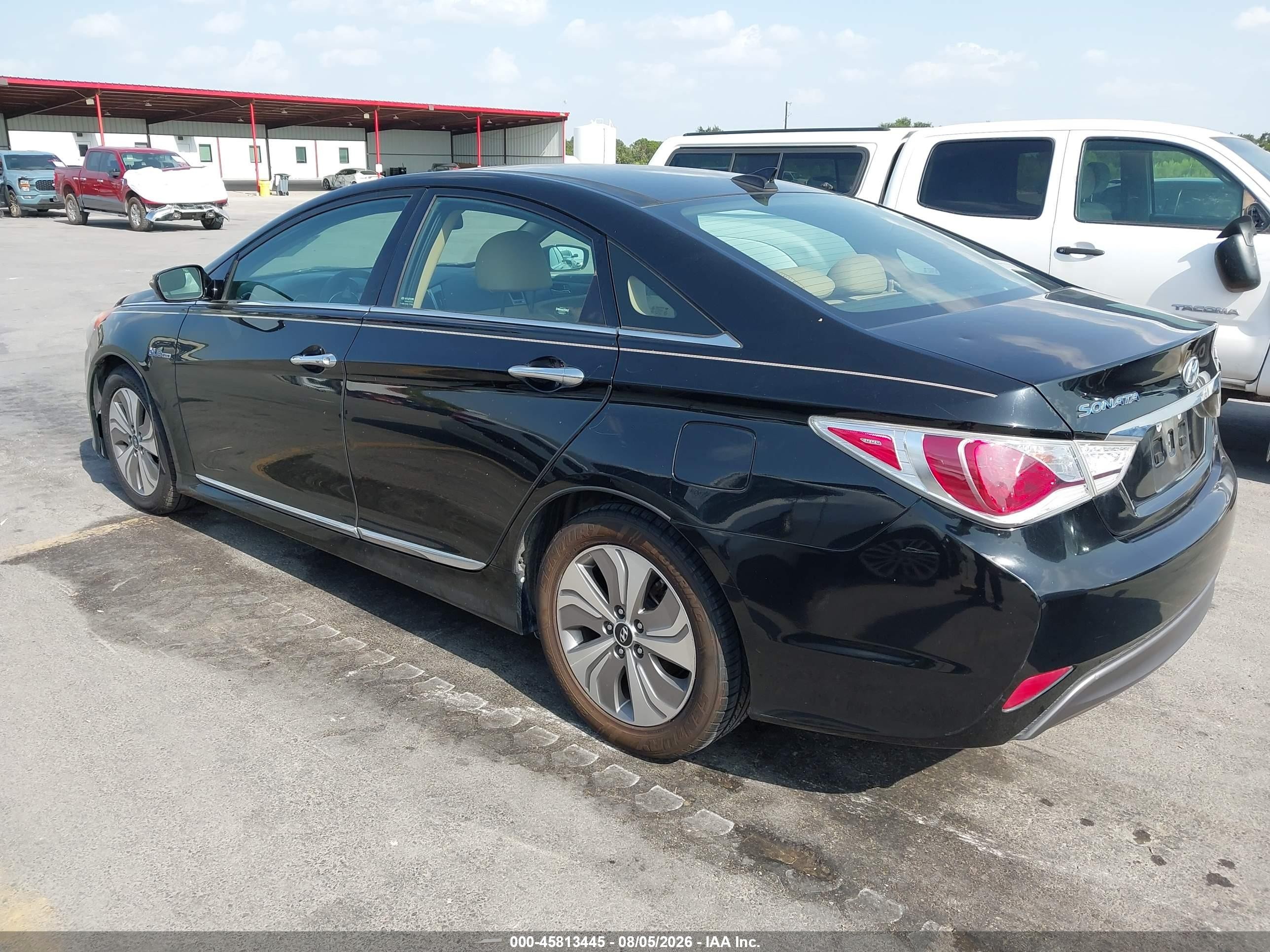2015 Hyundai Sonata Hybrid Limited Black vin: KMHEC4A4XFA124250