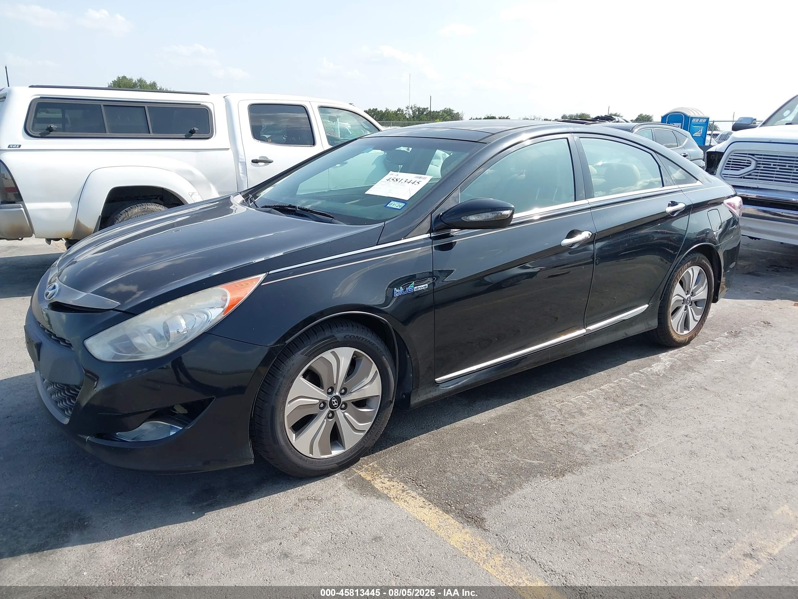 2015 Hyundai Sonata Hybrid Limited Black vin: KMHEC4A4XFA124250