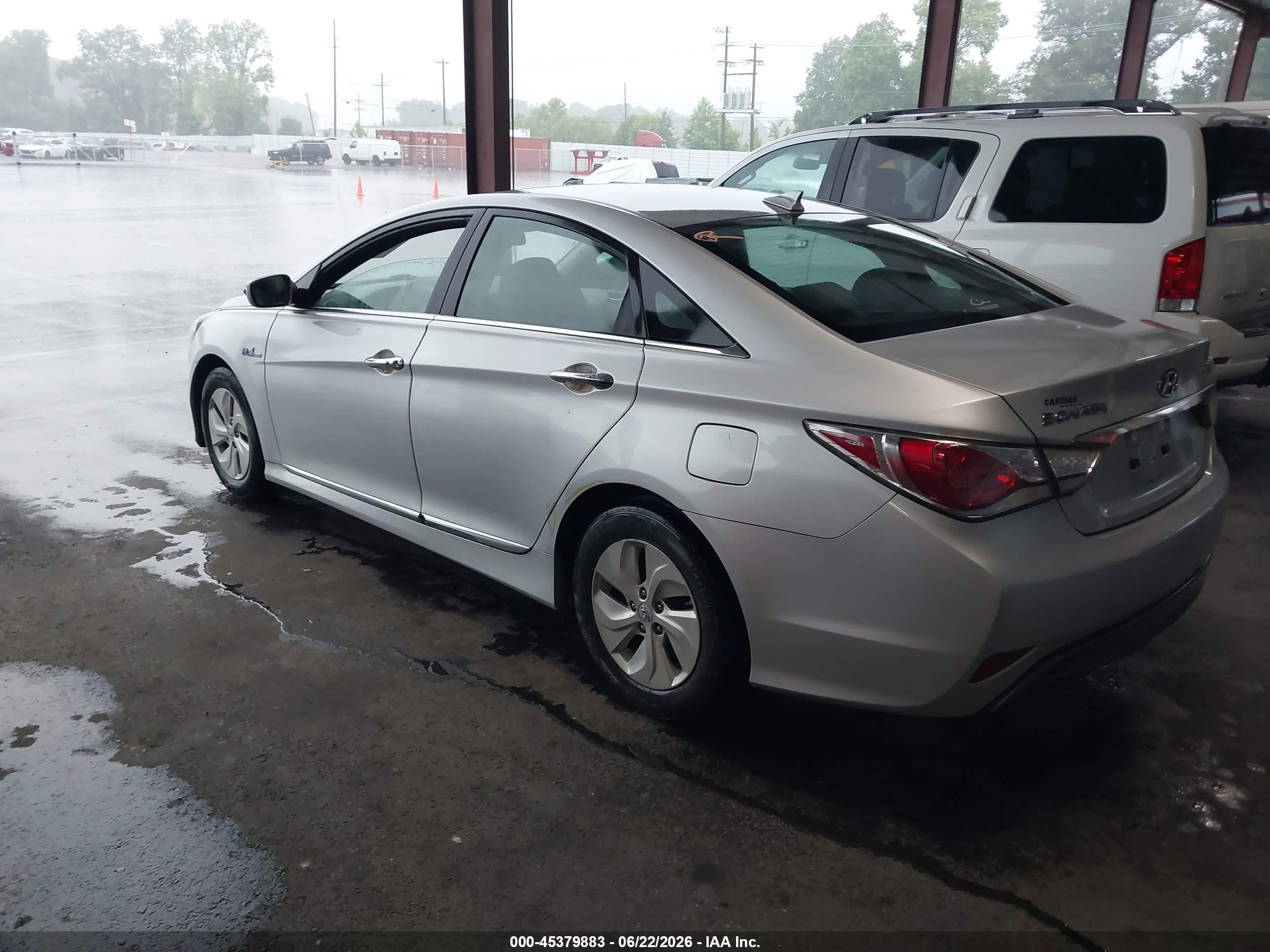 2015 Hyundai Sonata Hybrid   Gray vin: KMHEC4A4XFA128637