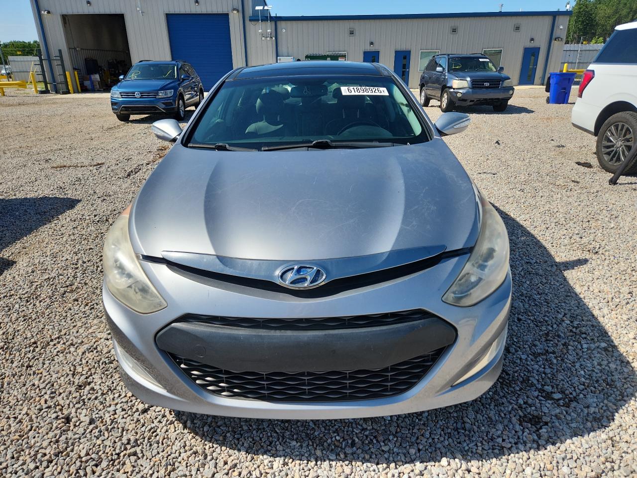 2015 Hyundai Sonata Hybrid Limited Silver vin: KMHEC4A4XFA129433