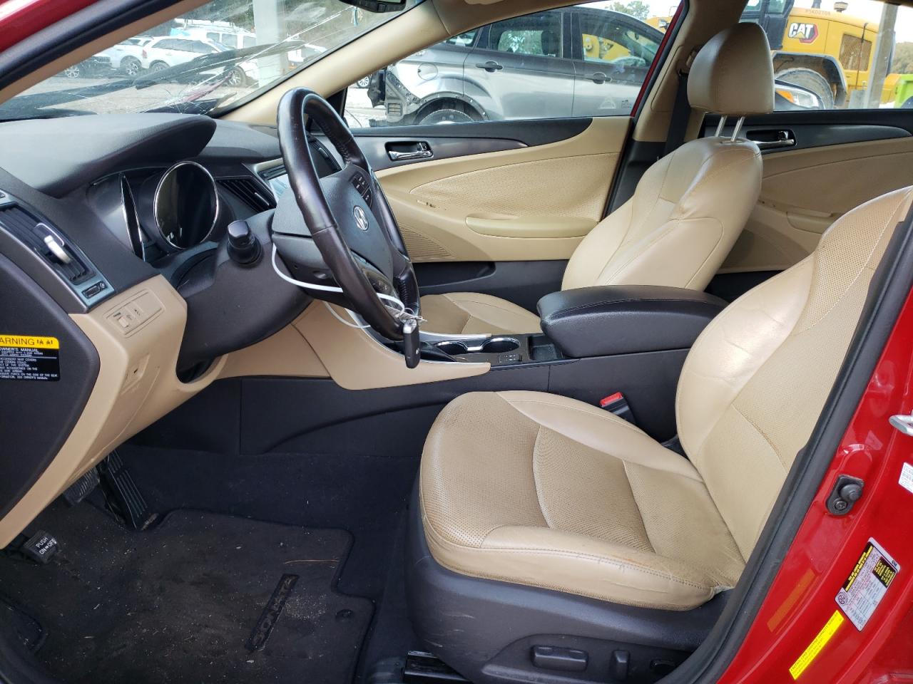 2015 Hyundai Sonata Hybrid Burgundy vin: KMHEC4A4XFA129996