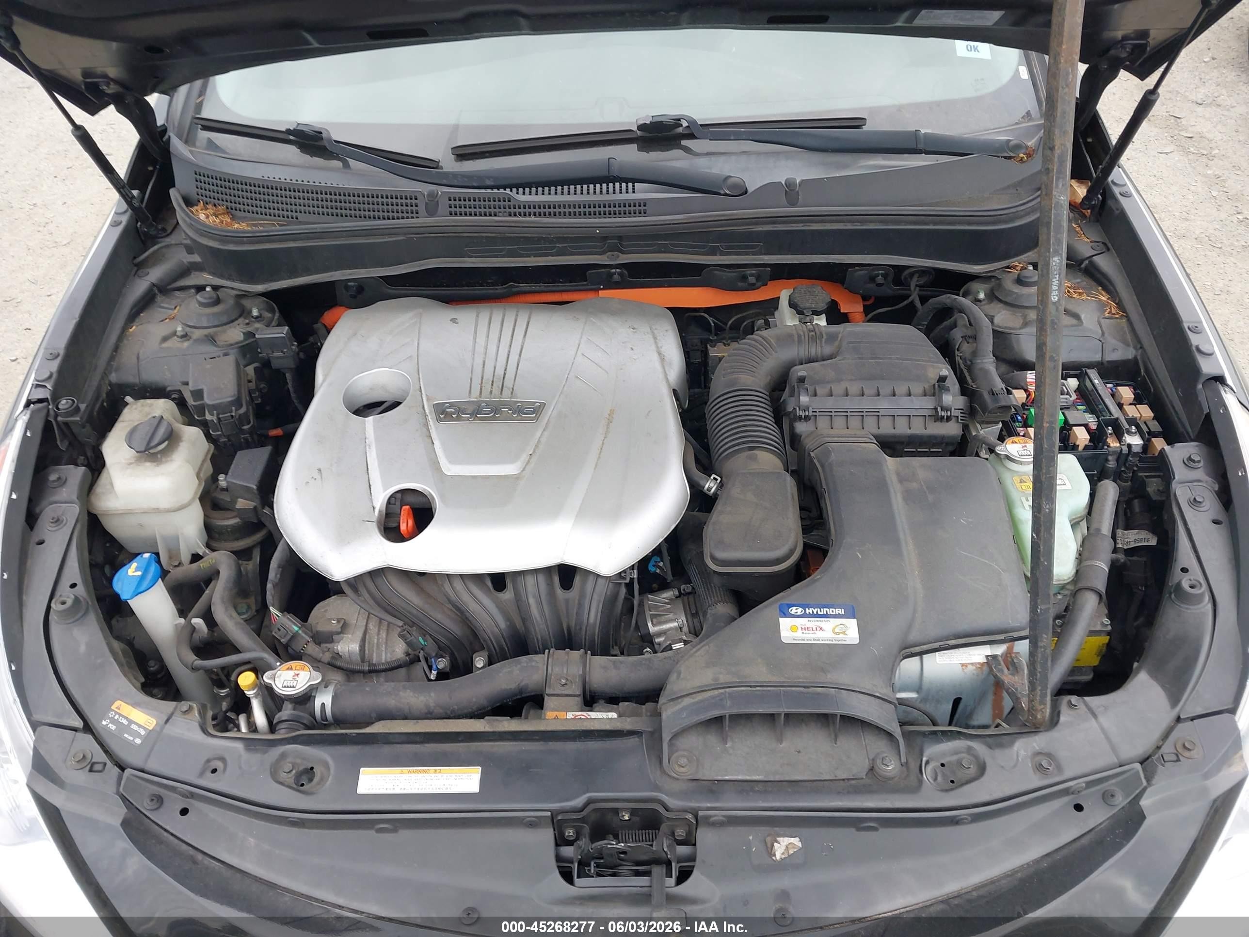 2015 Hyundai Sonata Hybrid   Black vin: KMHEC4A4XFA138276