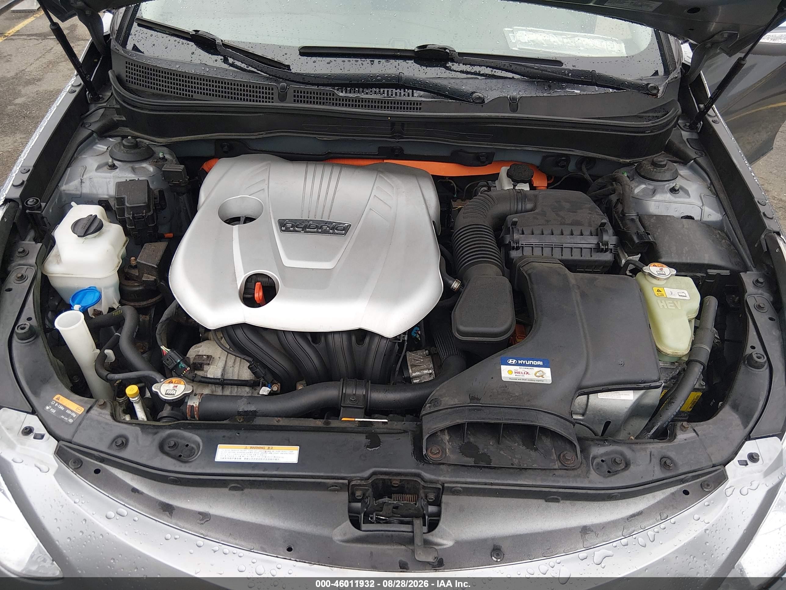 2015 Hyundai Sonata Hybrid   Silver vin: KMHEC4A4XFA139279