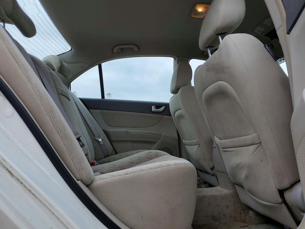 2006 Hyundai Sonata Gl White vin: KMHET46C06A148377