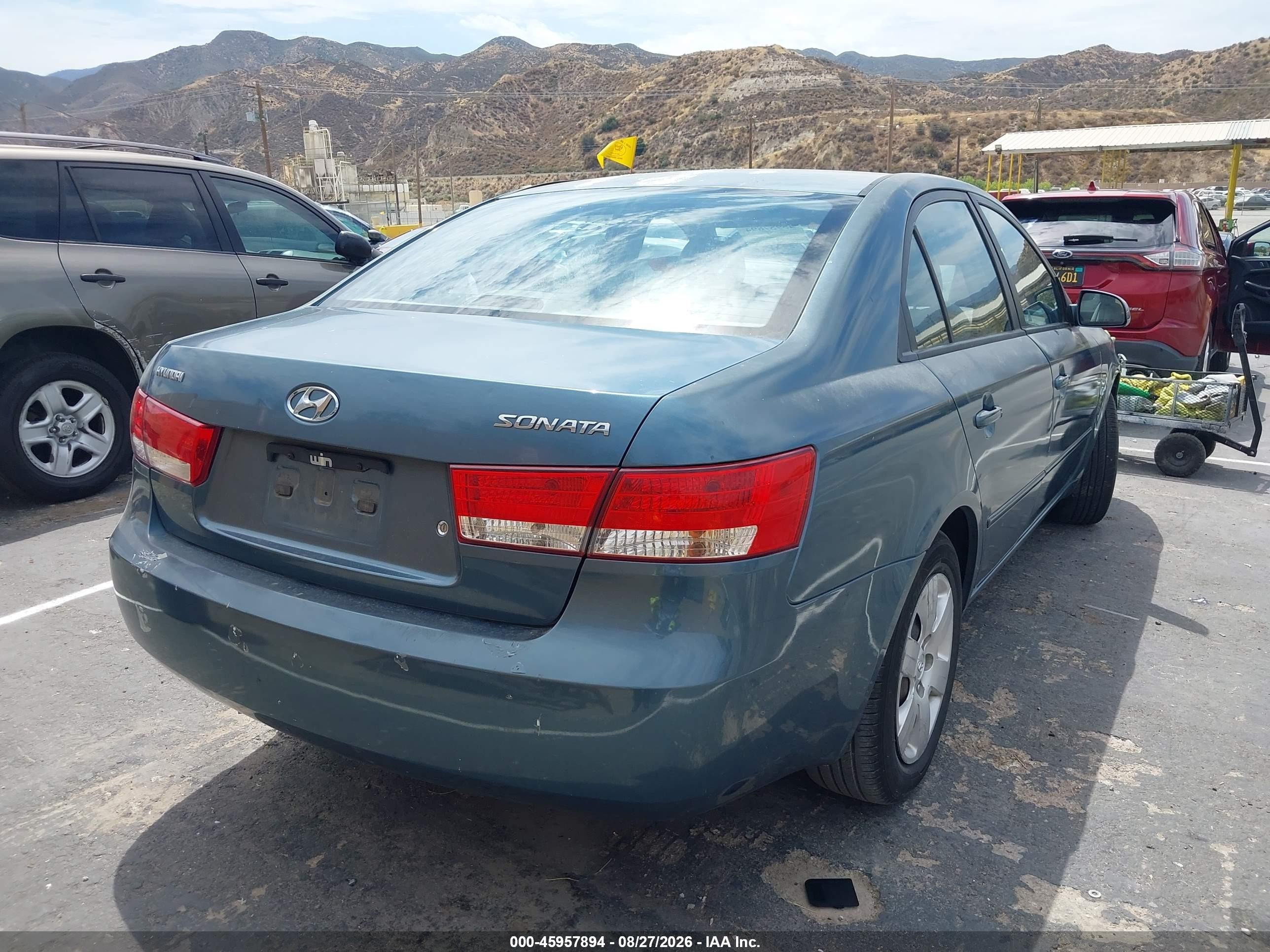 2006 Hyundai Sonata Gl Blue vin: KMHET46C16A105683