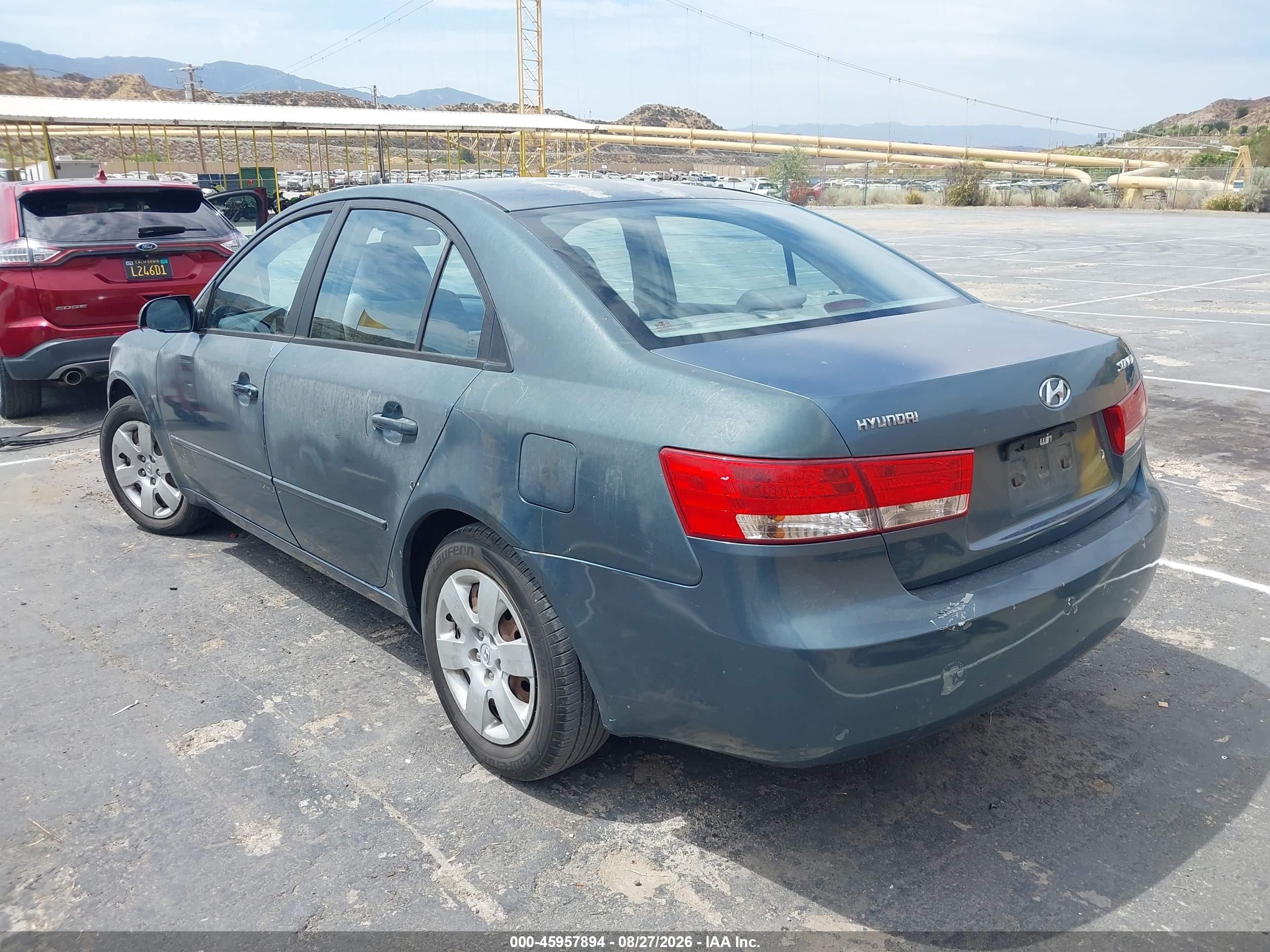 2006 Hyundai Sonata Gl Blue vin: KMHET46C16A105683