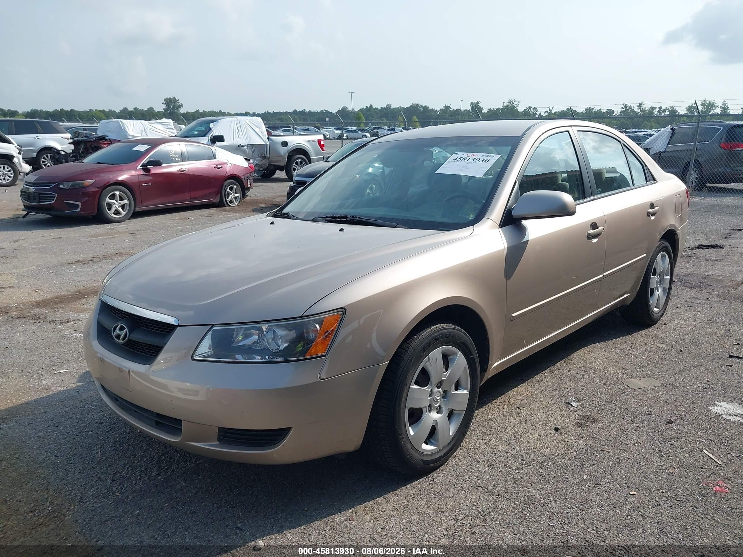 2006 Hyundai Sonata Gl Gold vin: KMHET46C36A085162