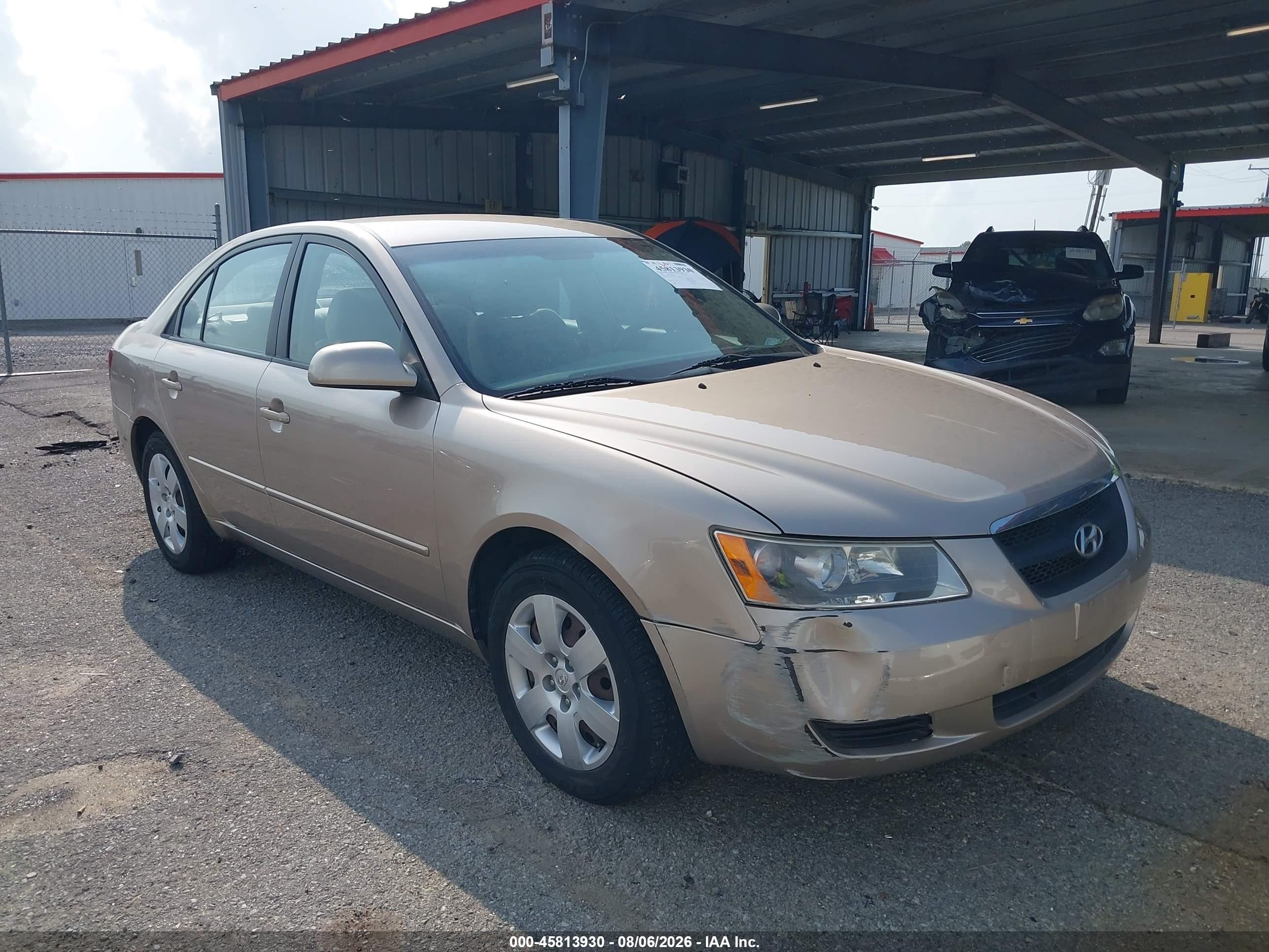 2006 Hyundai Sonata Gl Gold vin: KMHET46C36A085162