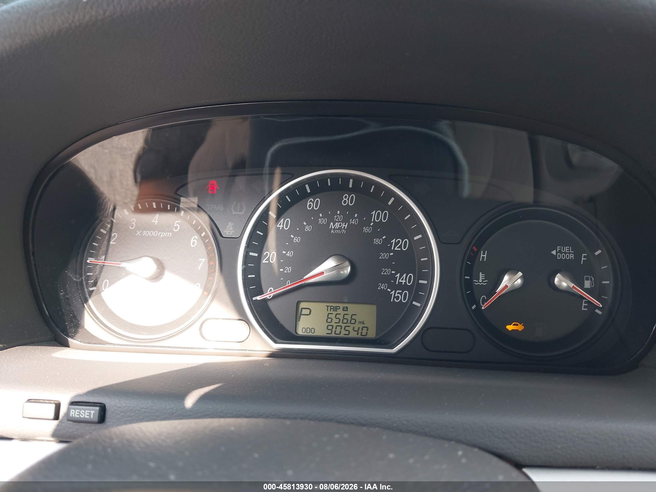 2006 Hyundai Sonata Gl Gold vin: KMHET46C36A085162