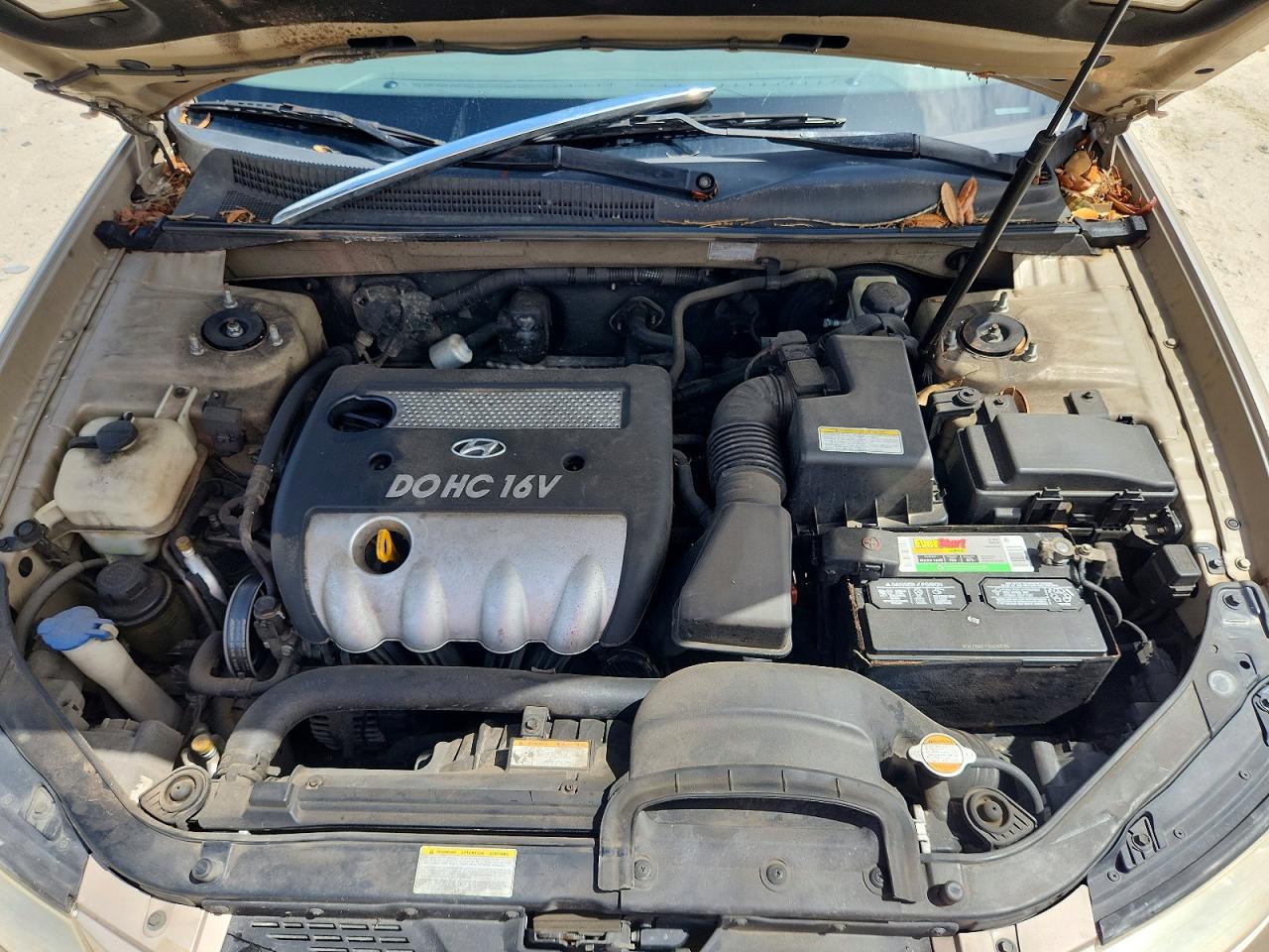 2006 Hyundai Sonata Gl Gold vin: KMHET46C56A107016