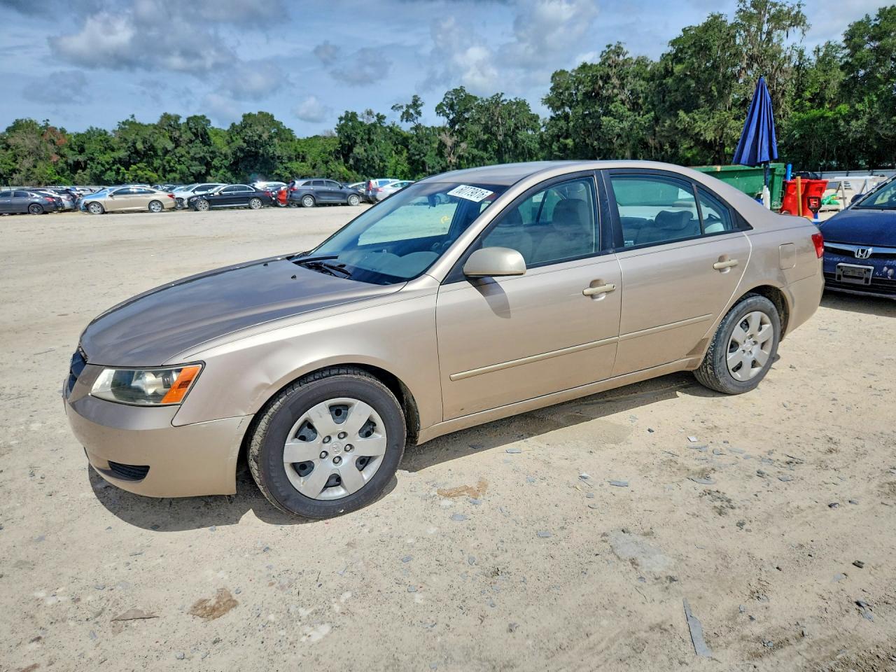 2006 Hyundai Sonata Gl Gold vin: KMHET46C56A107016