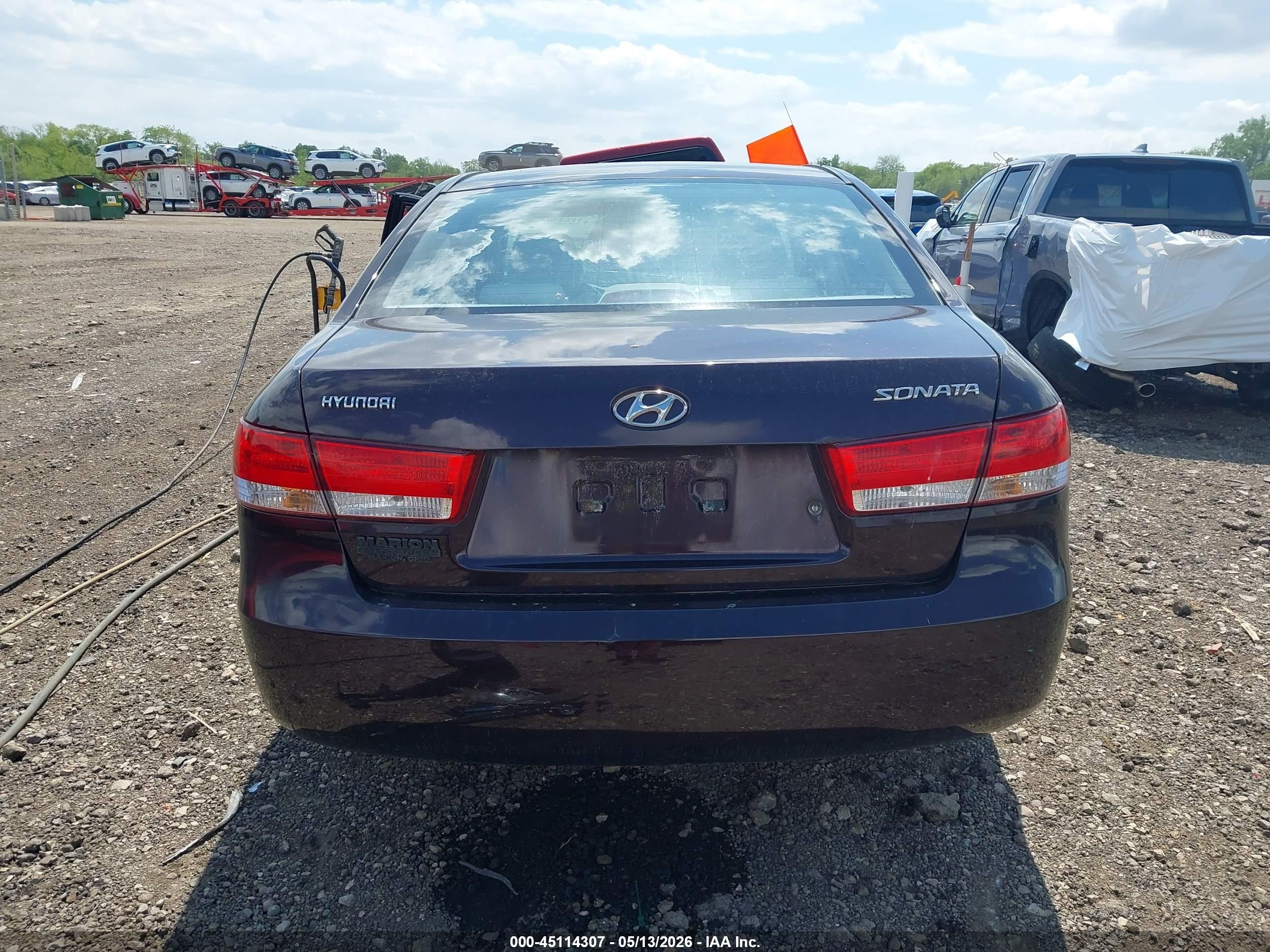 2006 Hyundai Sonata Gls Maroon vin: KMHEU46C16A074383