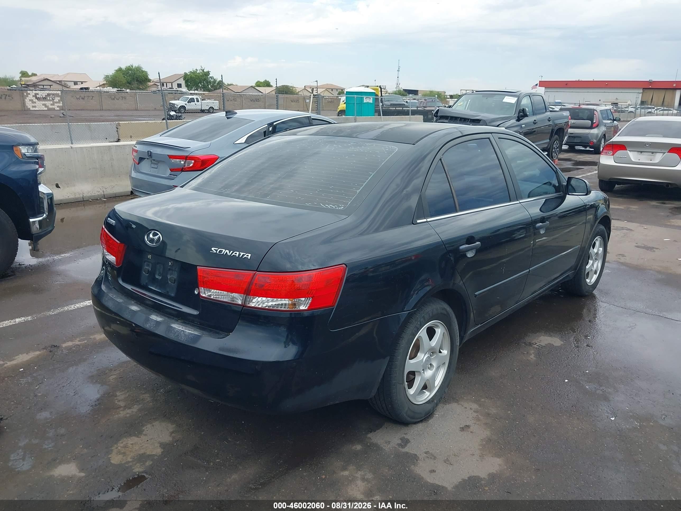 2006 Hyundai Sonata Gls Navy vin: KMHEU46C56A100211