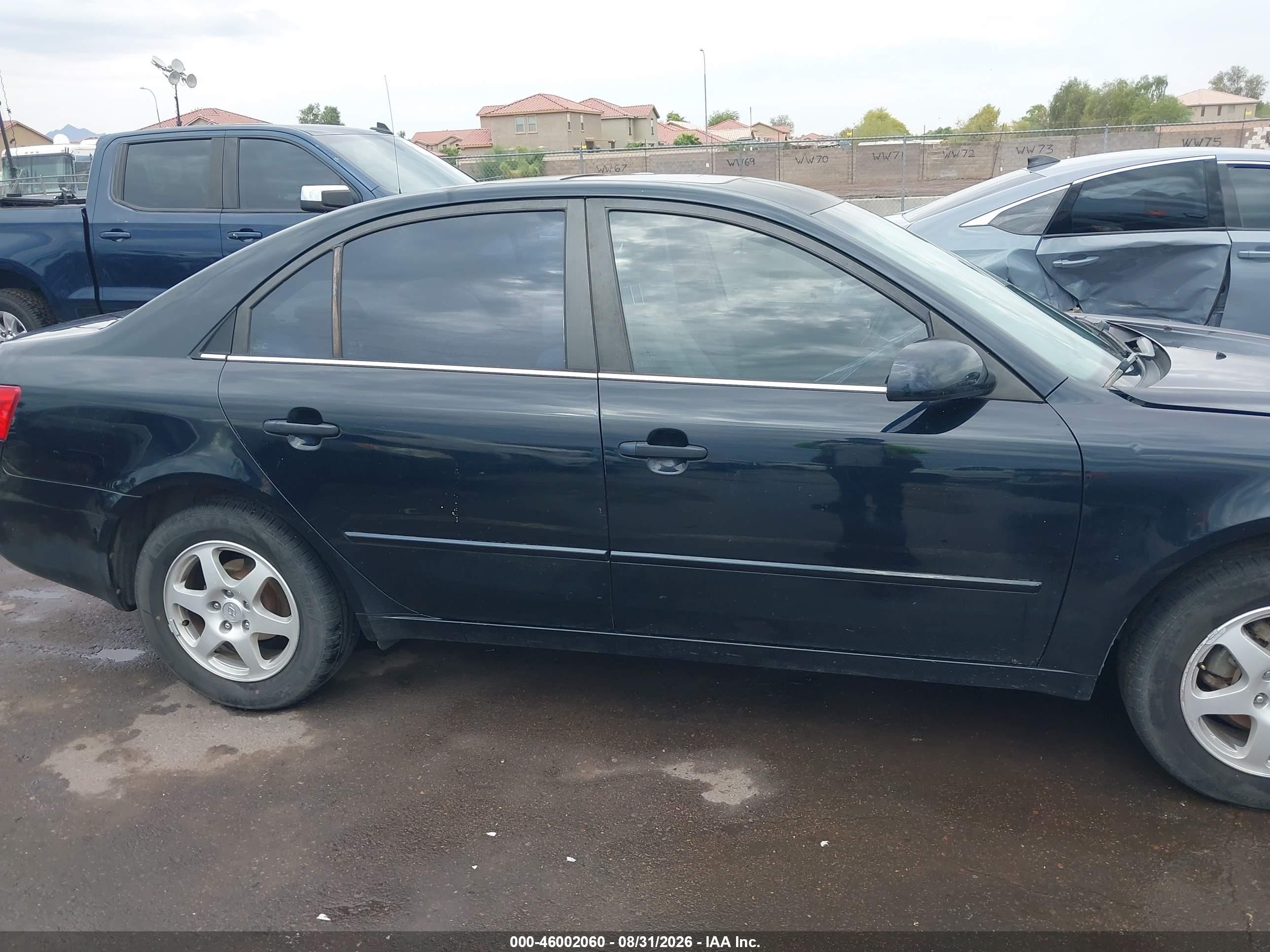 2006 Hyundai Sonata Gls Navy vin: KMHEU46C56A100211