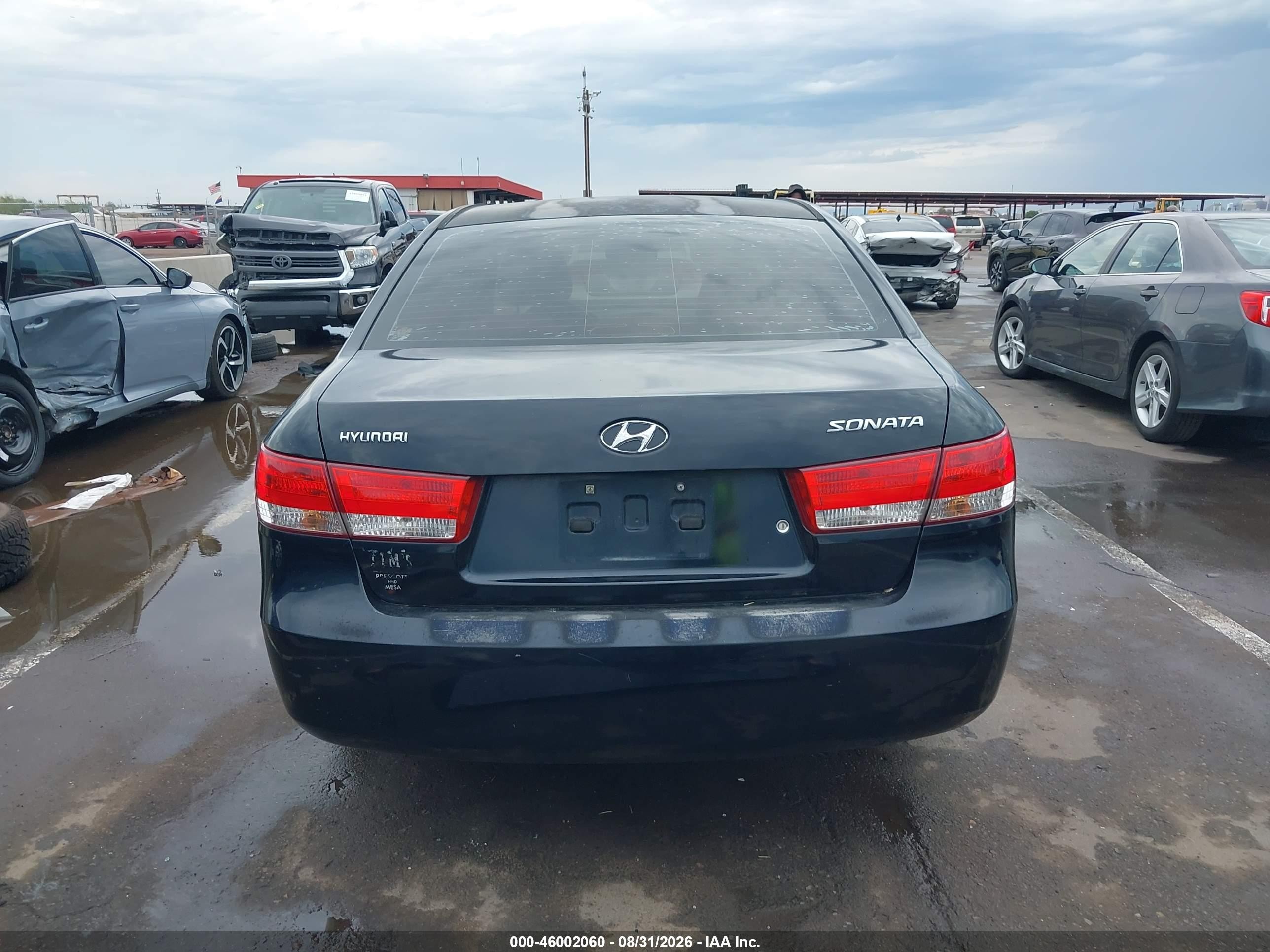 2006 Hyundai Sonata Gls Navy vin: KMHEU46C56A100211