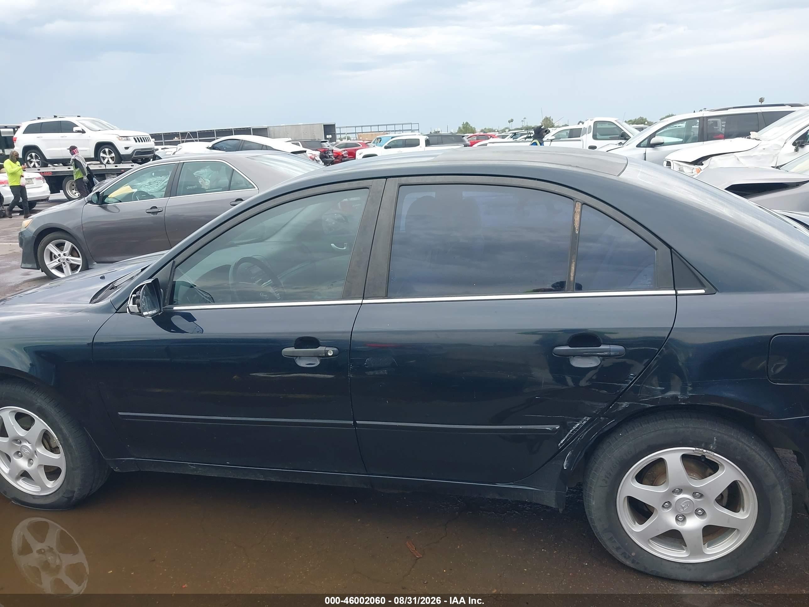 2006 Hyundai Sonata Gls Navy vin: KMHEU46C56A100211