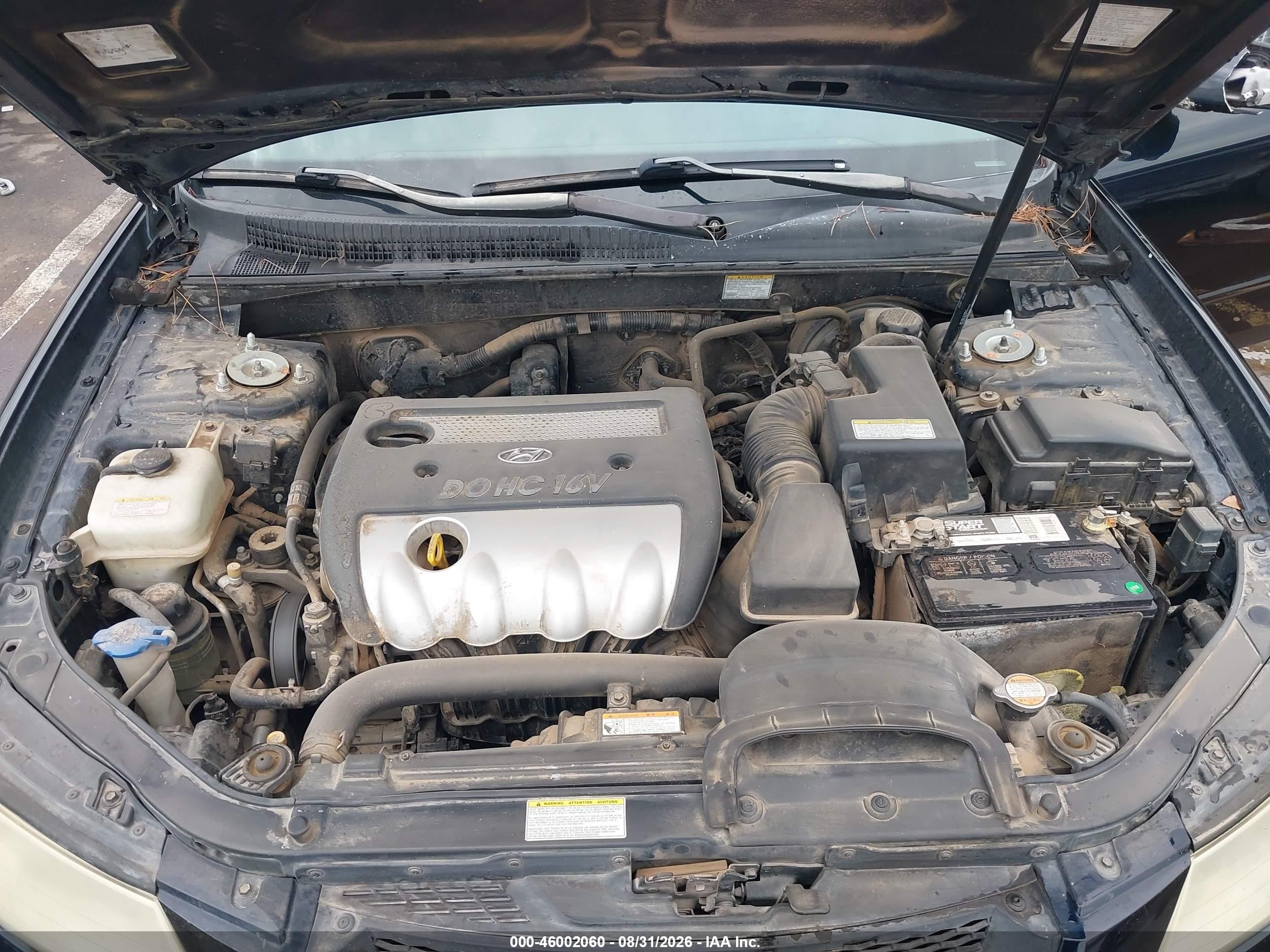 2006 Hyundai Sonata Gls Navy vin: KMHEU46C56A100211
