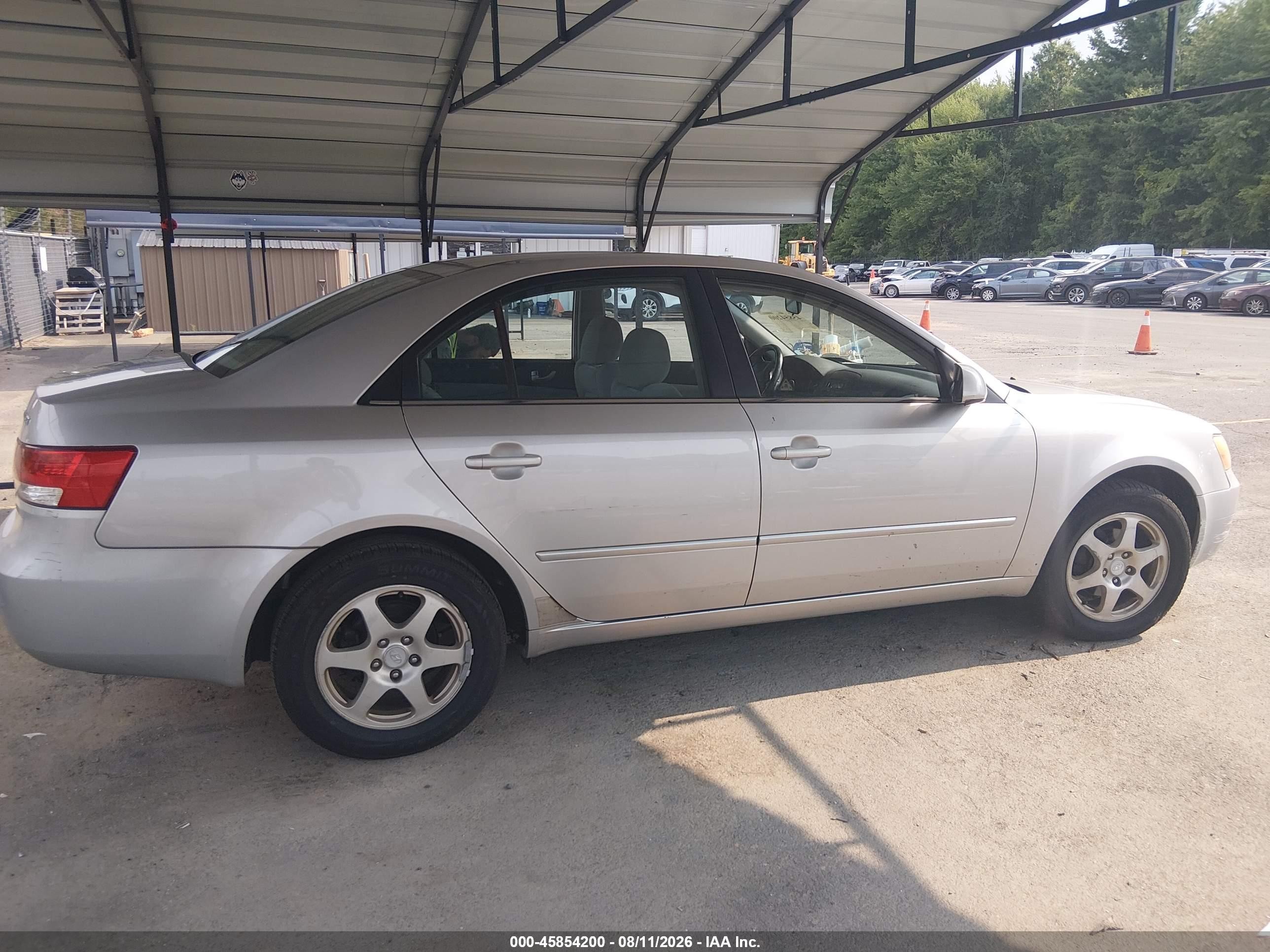 2006 Hyundai Sonata Gls Silver vin: KMHEU46C66A143956