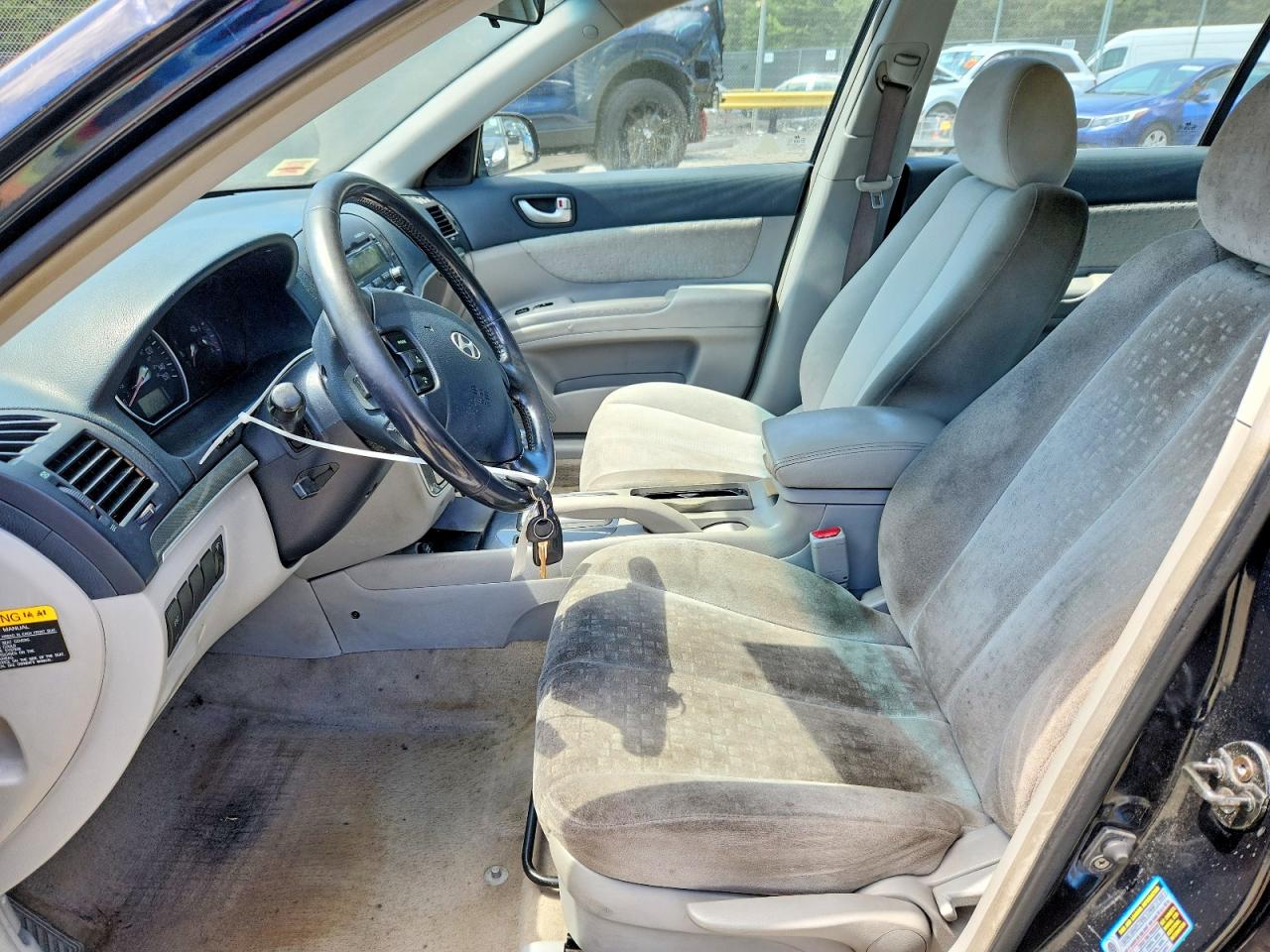2006 Hyundai Sonata Gls Black vin: KMHEU46C76A113283