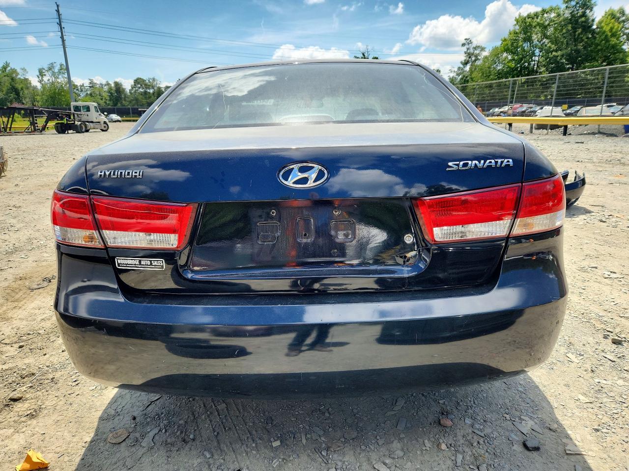 2006 Hyundai Sonata Gls Black vin: KMHEU46C76A113283