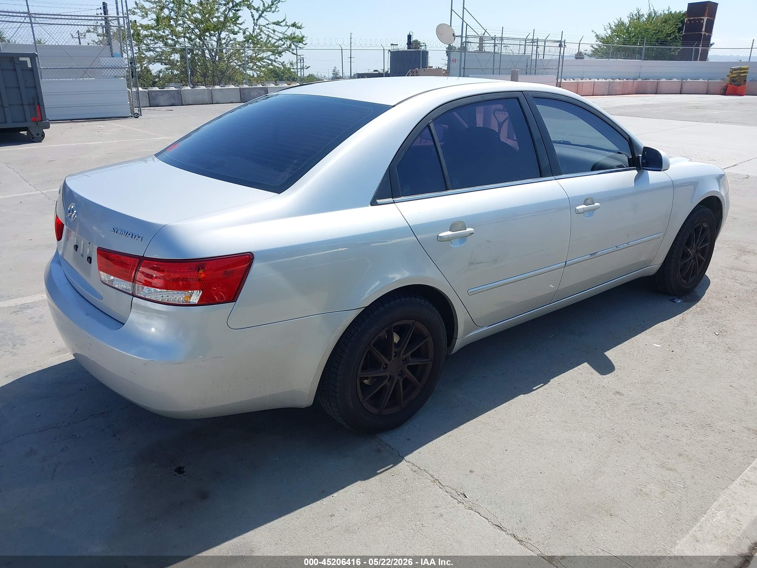 2006 Hyundai Sonata Gls Silver vin: KMHEU46C86A073960