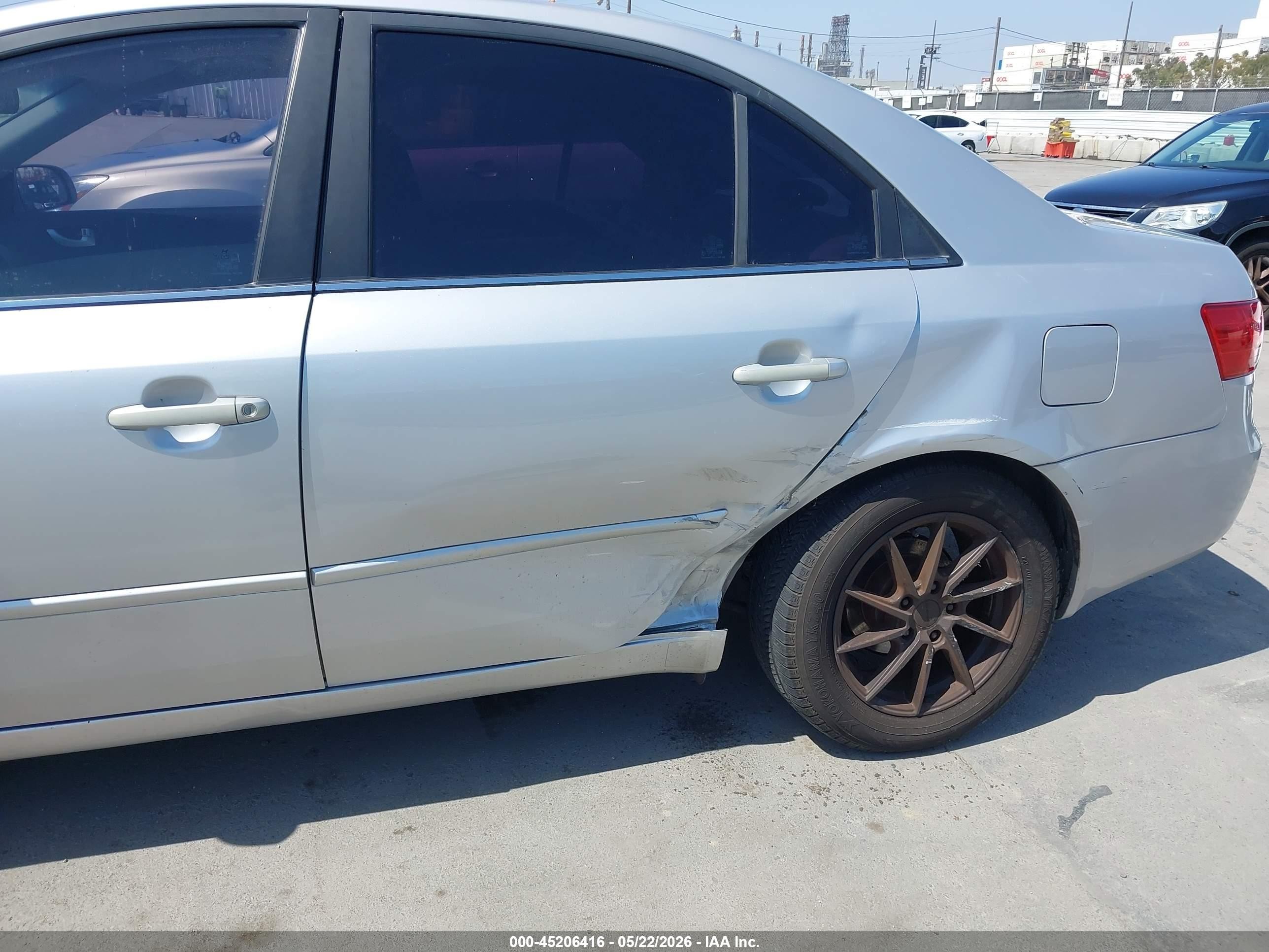 2006 Hyundai Sonata Gls Silver vin: KMHEU46C86A073960