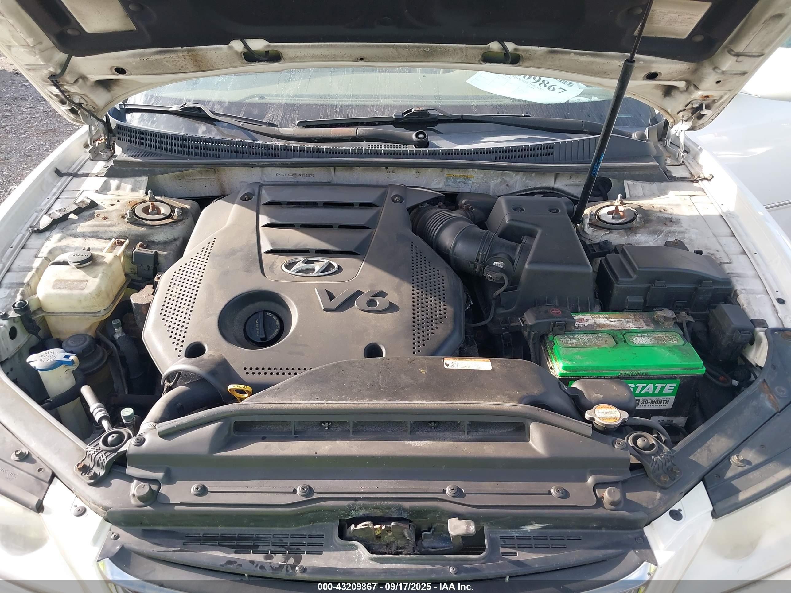 2009 Hyundai Azera Gls Белый vin: KMHFC46D09A351075