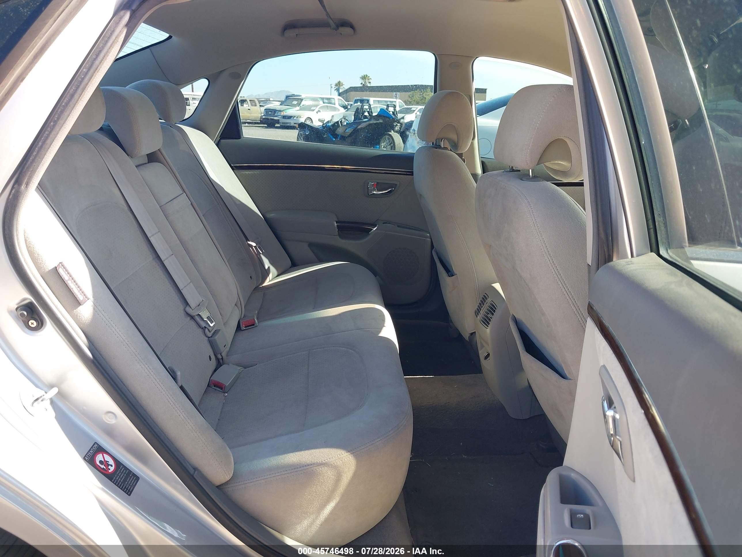 2009 Hyundai Azera Gls Серебряный vin: KMHFC46D19A349187