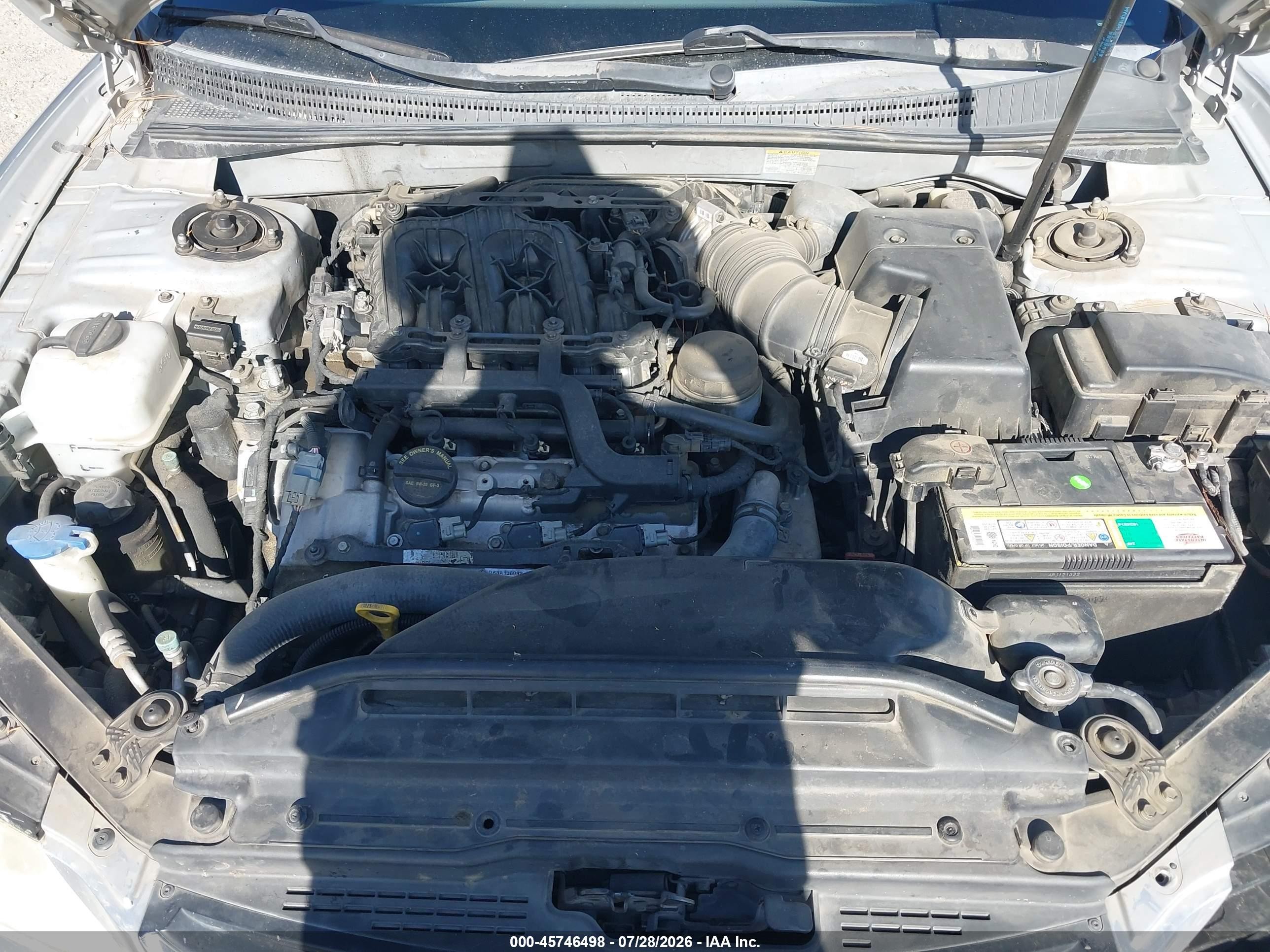 2009 Hyundai Azera Gls Серебряный vin: KMHFC46D19A349187