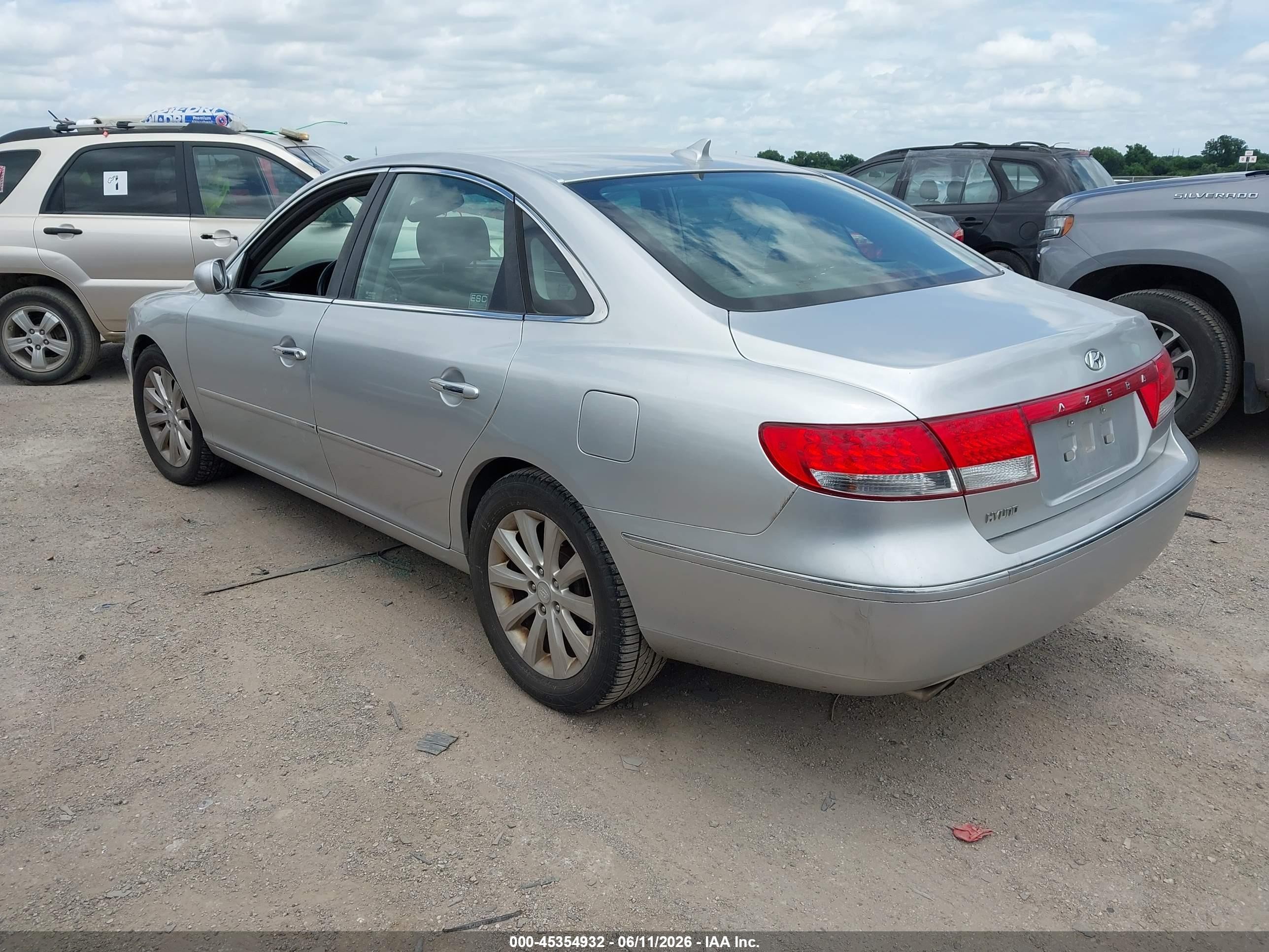 2009 Hyundai Azera Gls Silver vin: KMHFC46D19A349920