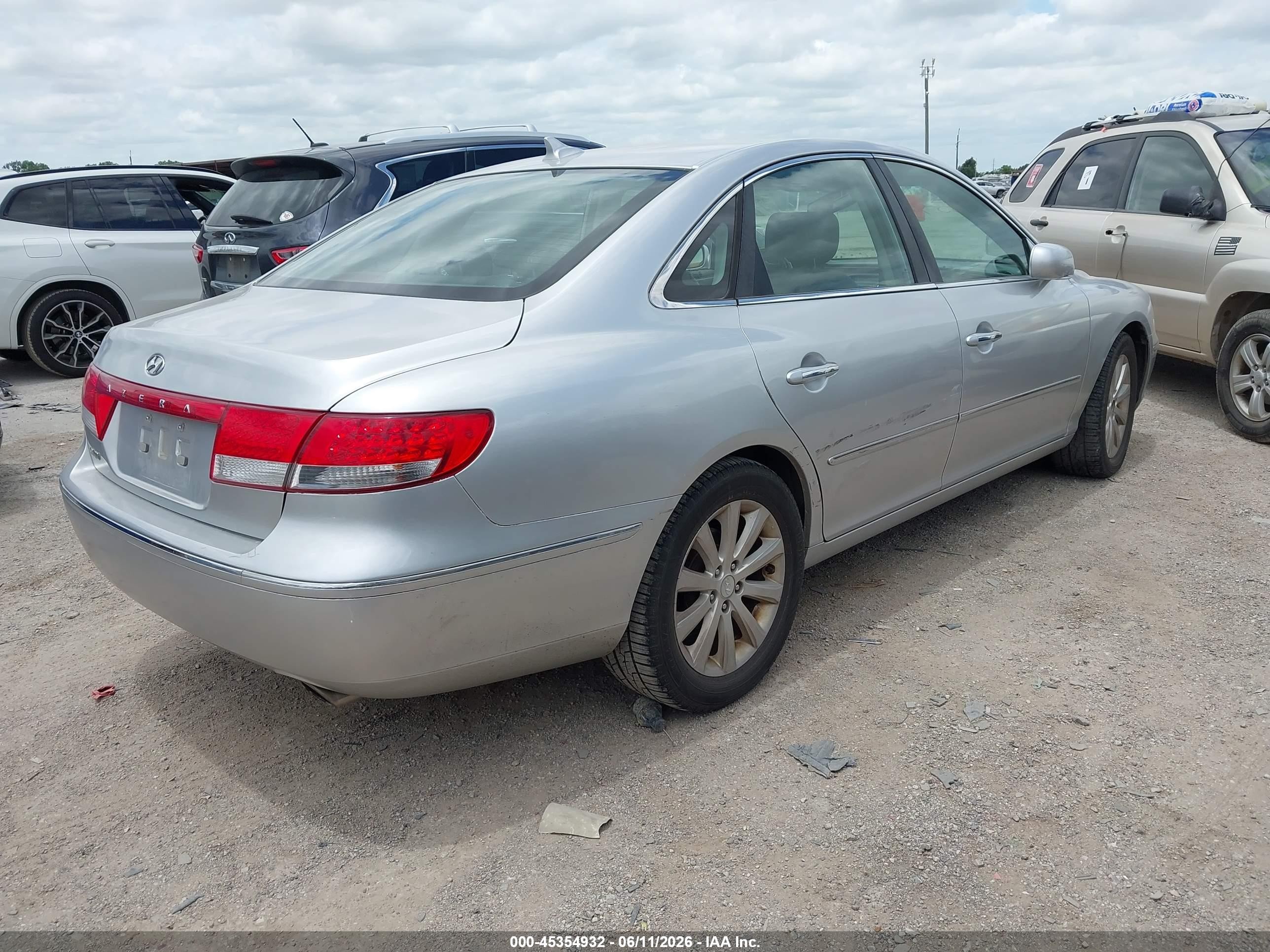 2009 Hyundai Azera Gls Silver vin: KMHFC46D19A349920