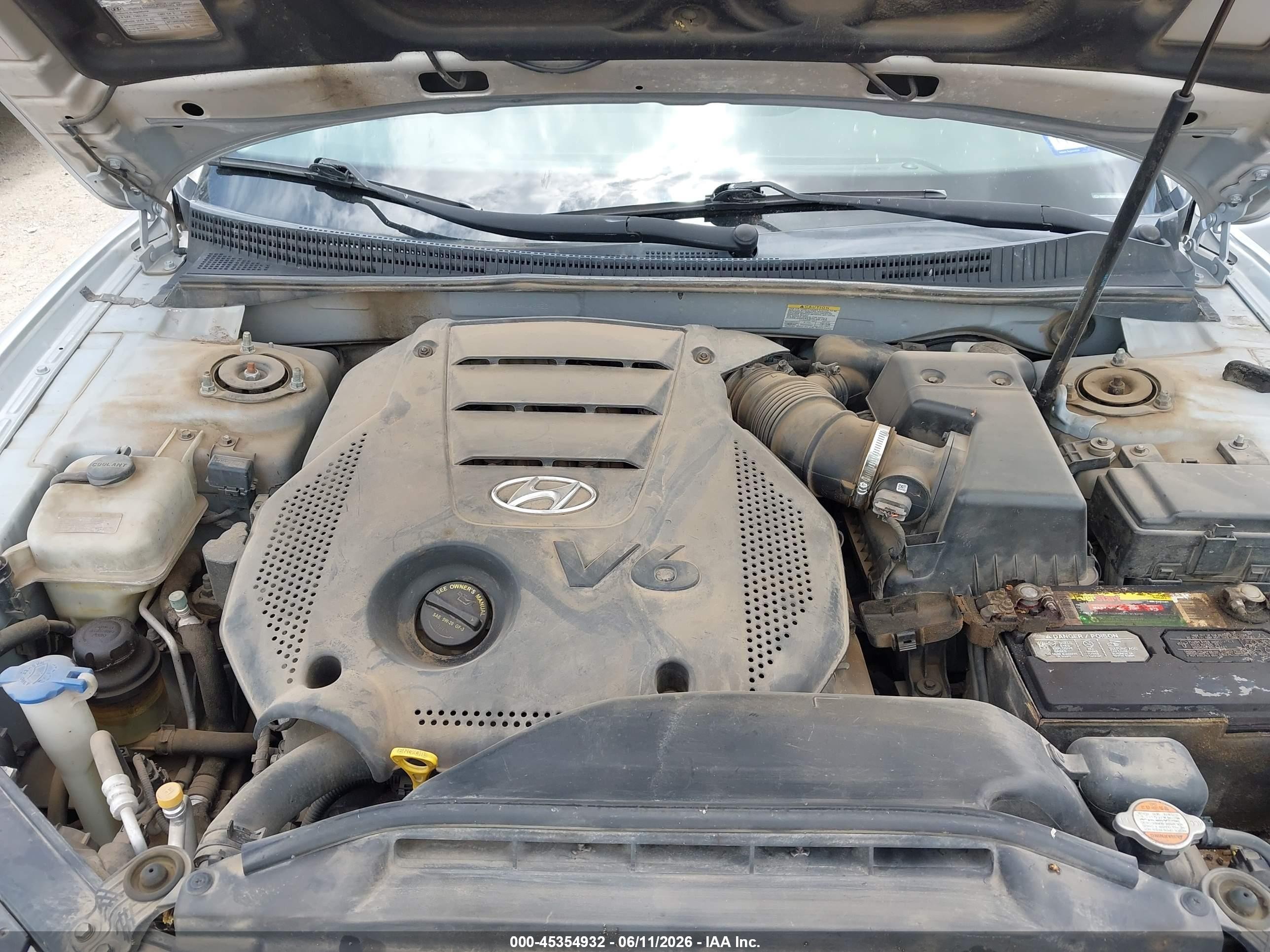 2009 Hyundai Azera Gls Silver vin: KMHFC46D19A349920