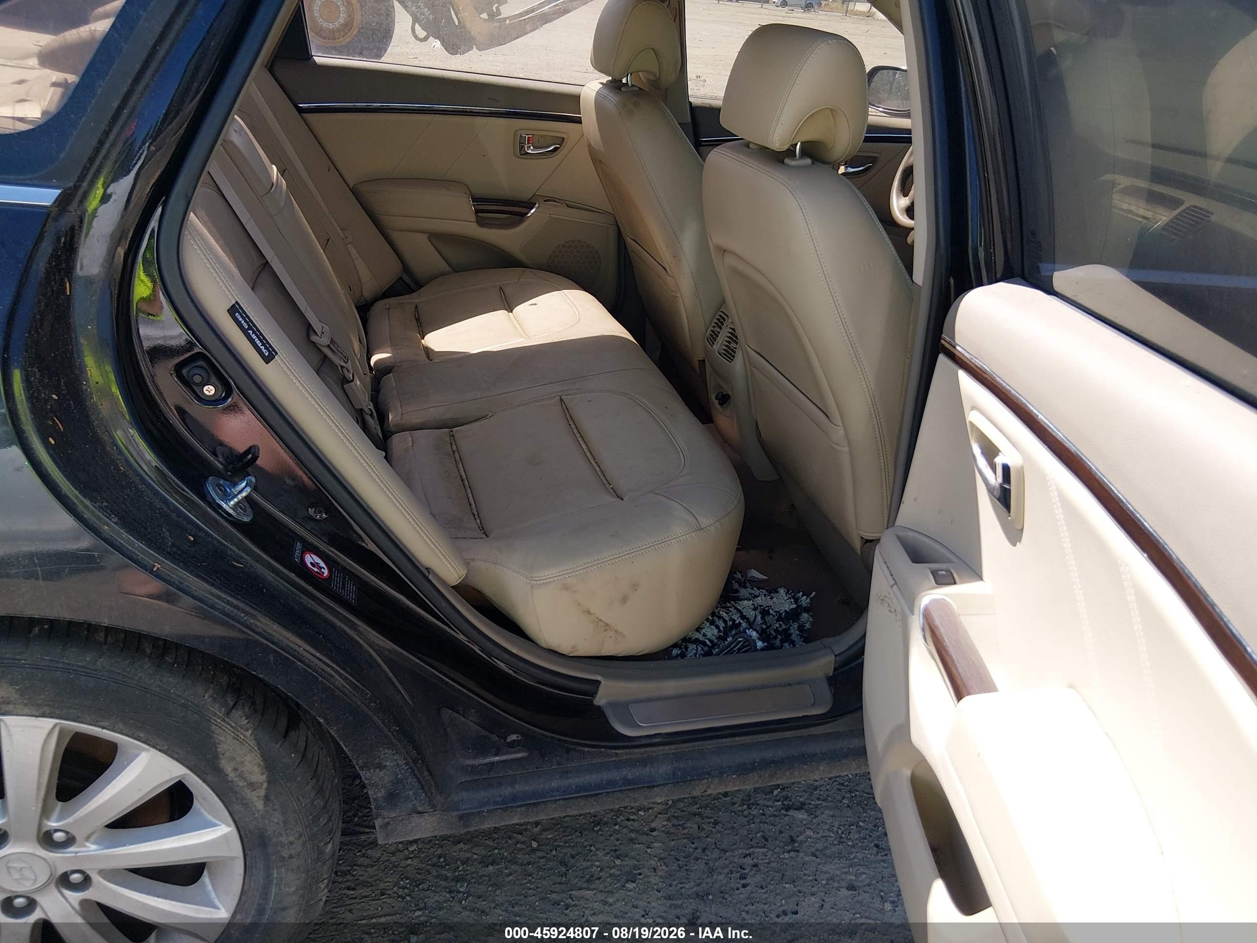 2009 Hyundai Azera Gls Black vin: KMHFC46D19A358486