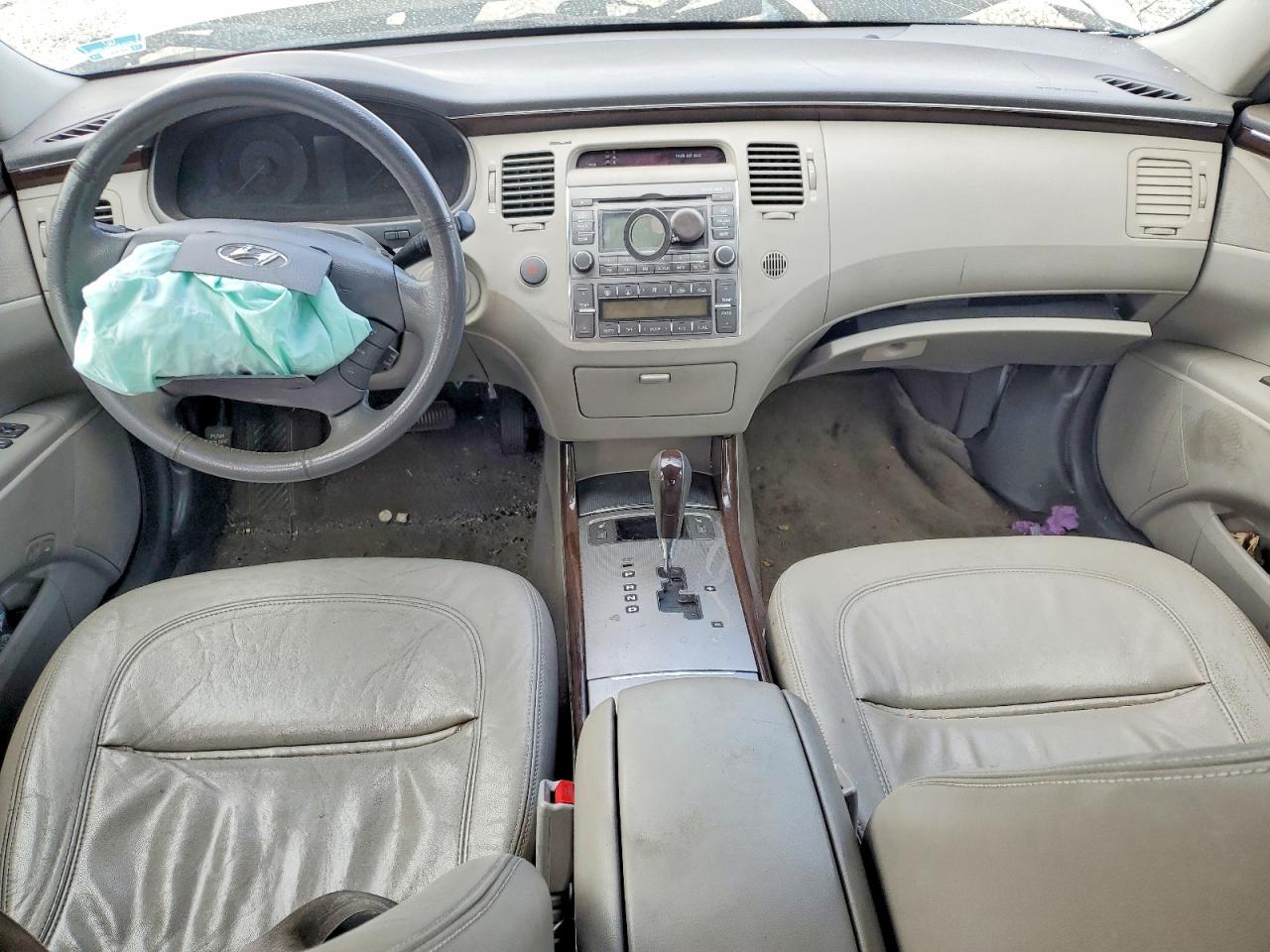 2009 Hyundai Azera Gls White vin: KMHFC46D39A349918