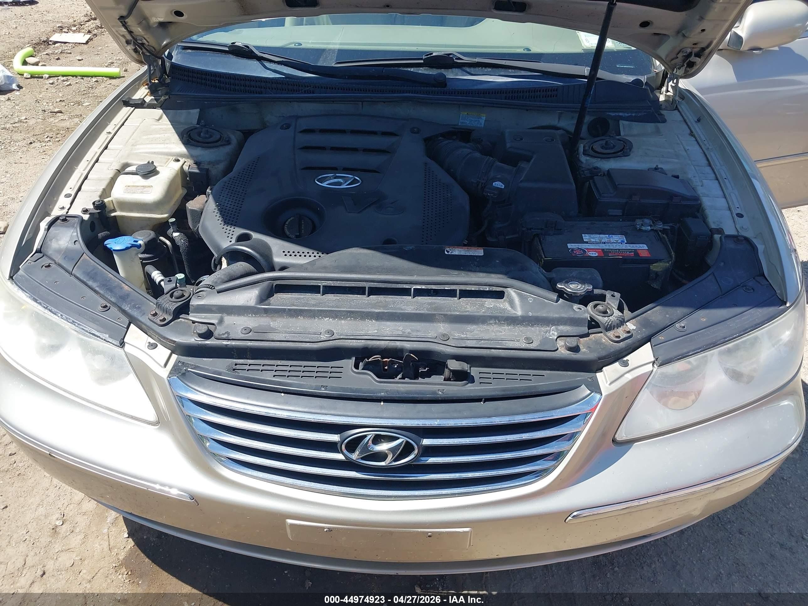 2009 Hyundai Azera Gls Gold vin: KMHFC46D49A372706