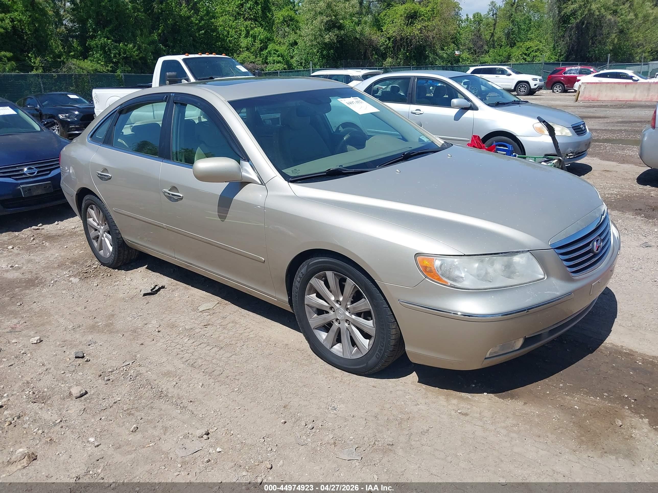2009 Hyundai Azera Gls Gold vin: KMHFC46D49A372706