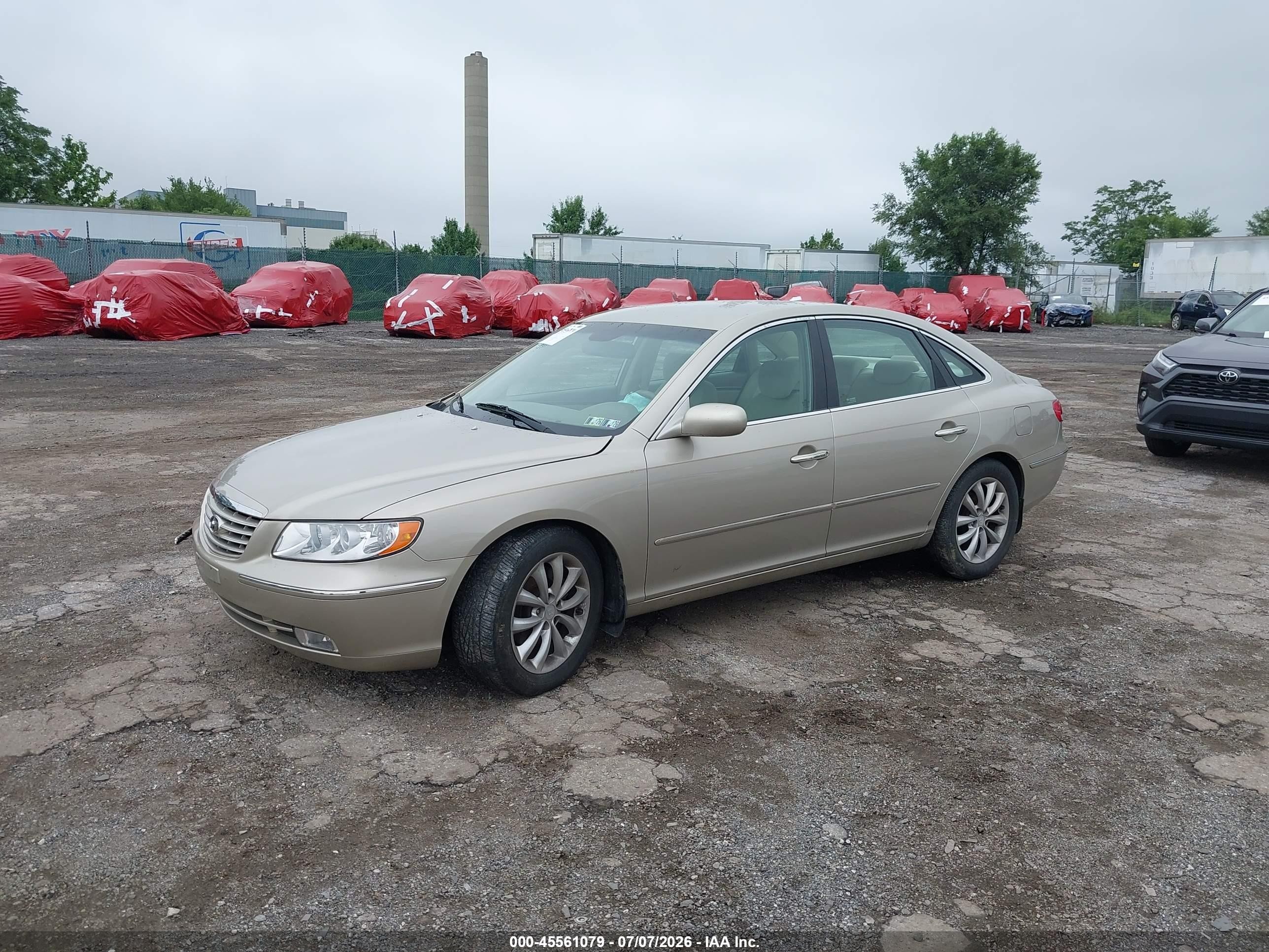 2008 Hyundai Azera Gls Серебряный vin: KMHFC46D58A320595