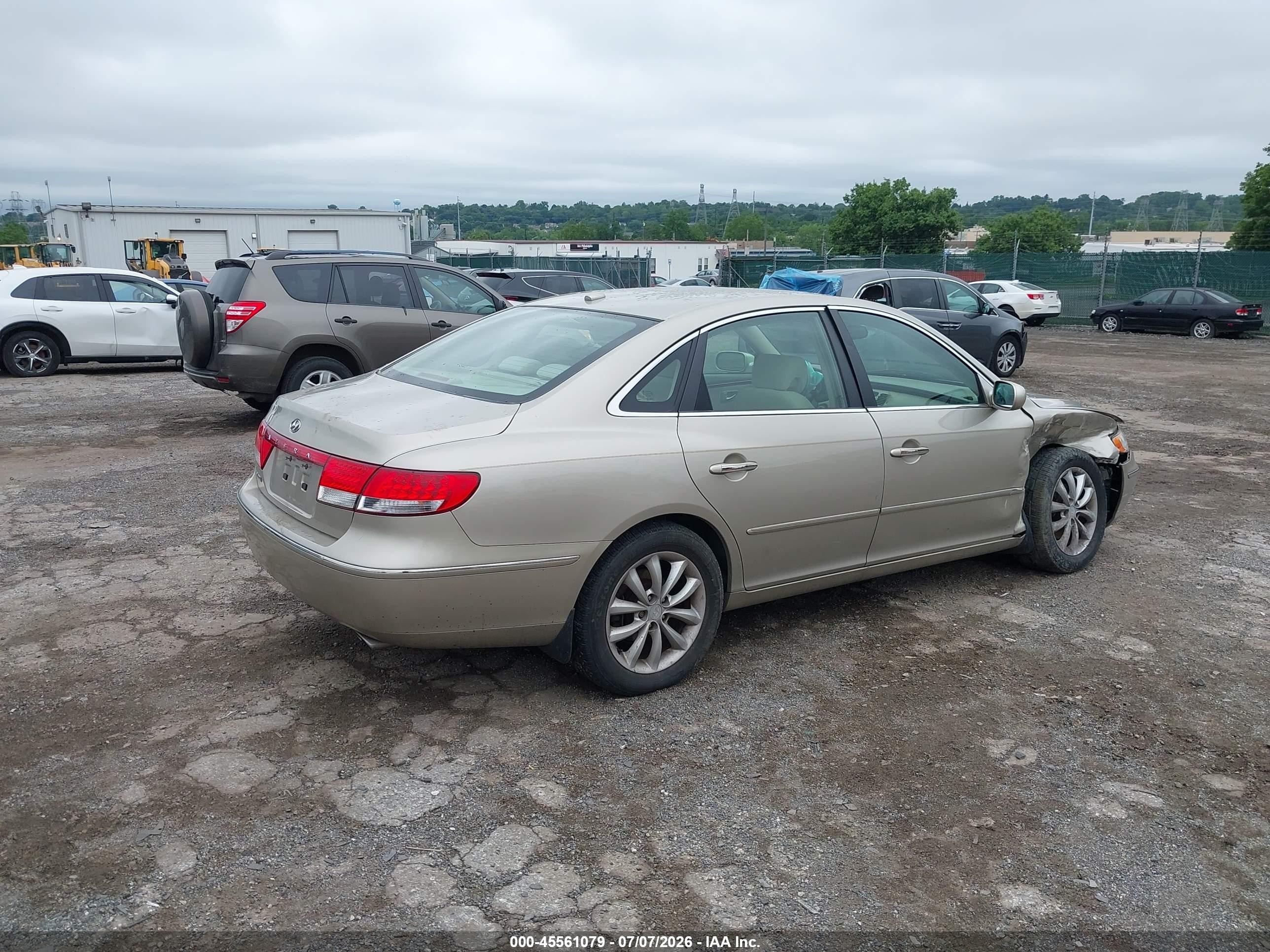 2008 Hyundai Azera Gls Серебряный vin: KMHFC46D58A320595